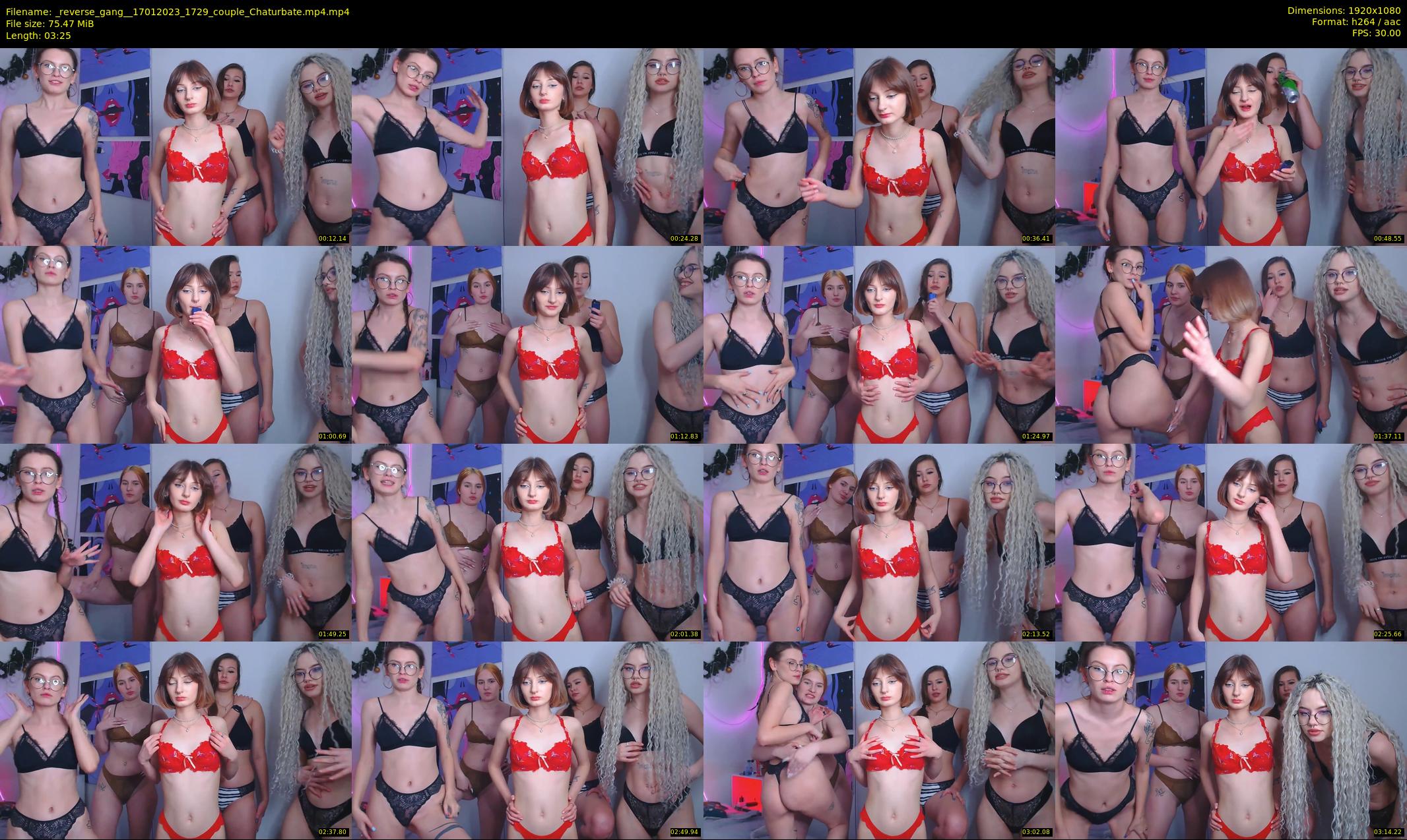 _reverse_gang_ — 4 minute Chaturbate couple cam show recording, 1080p, Jan 17, 2023