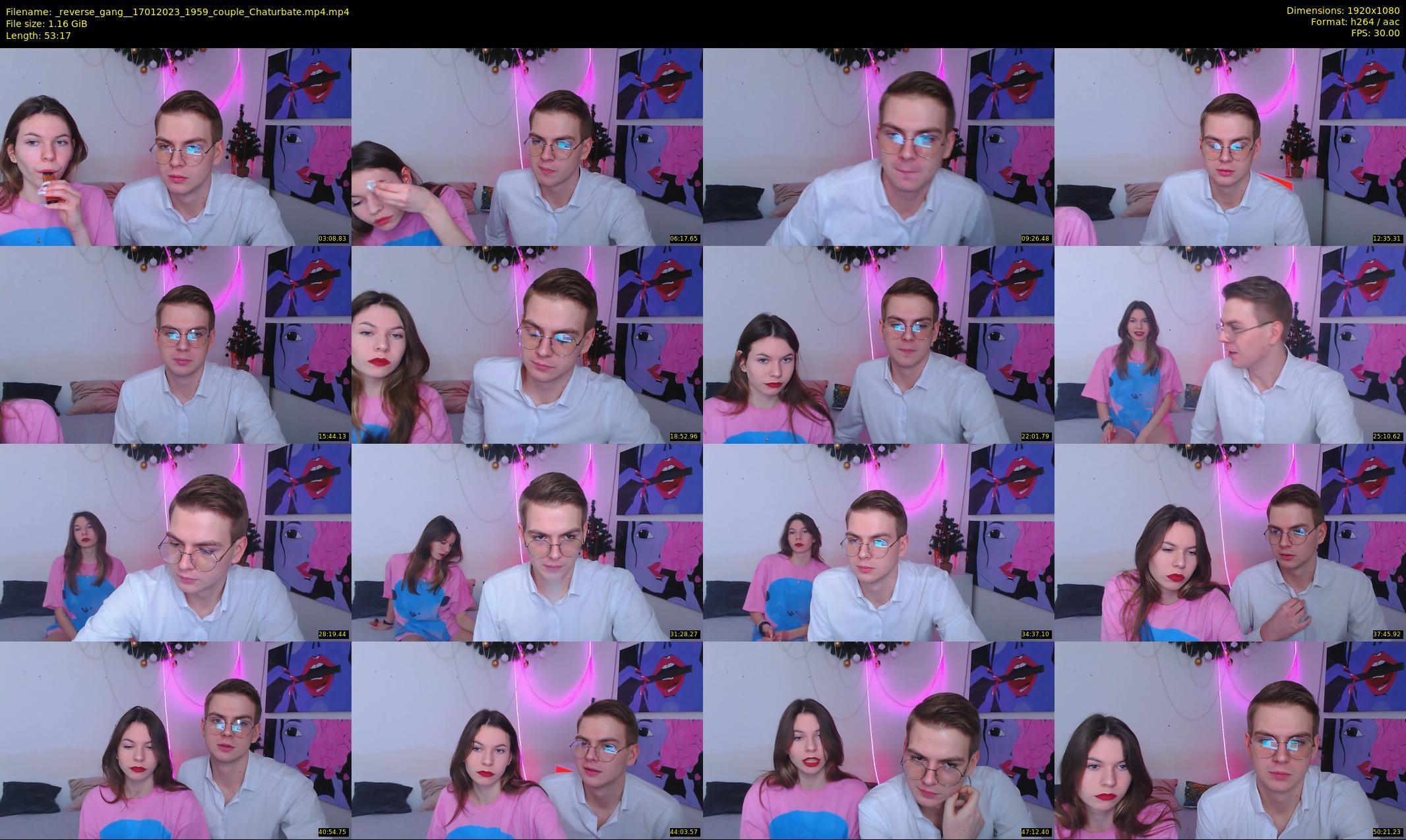 _reverse_gang_ — 54 minute Chaturbate couple cam show recording, 1080p, Jan 17, 2023