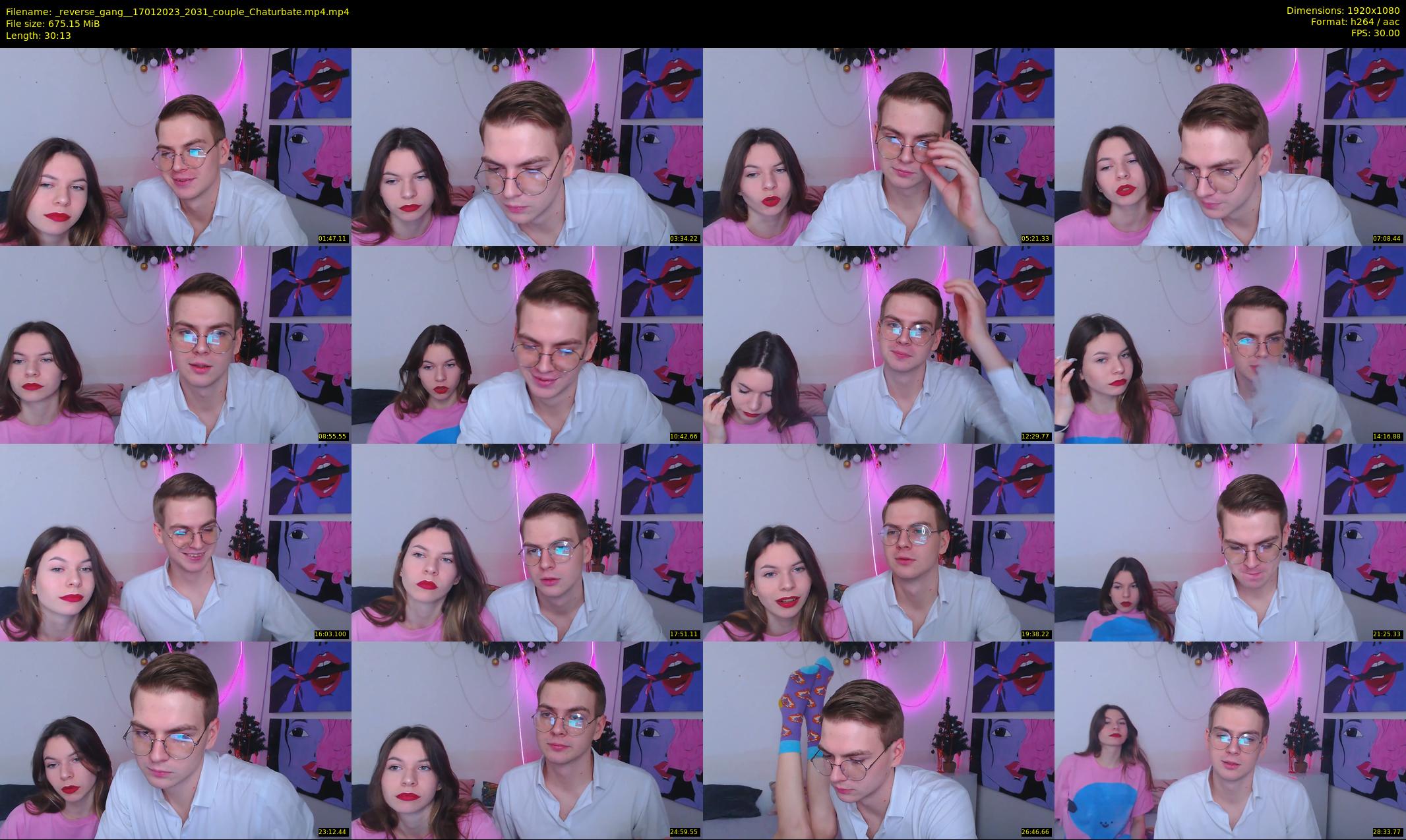 _reverse_gang_ — 31 minute Chaturbate couple cam show recording, 1080p, Jan 17, 2023