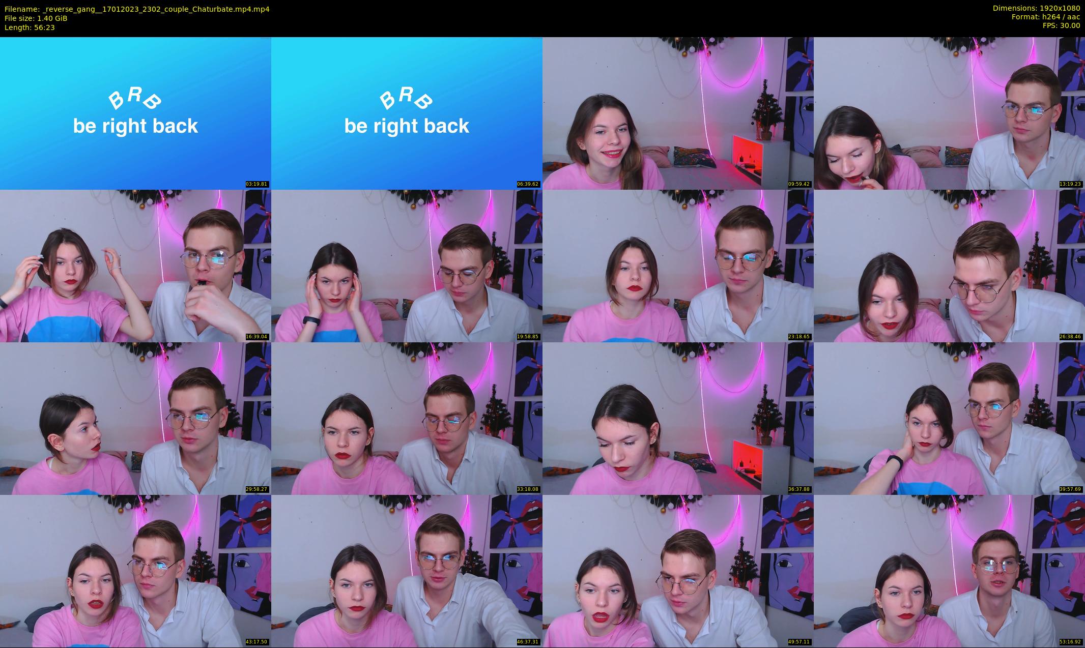 _reverse_gang_ — 57 minute Chaturbate couple cam show recording, 1080p, Jan 17, 2023