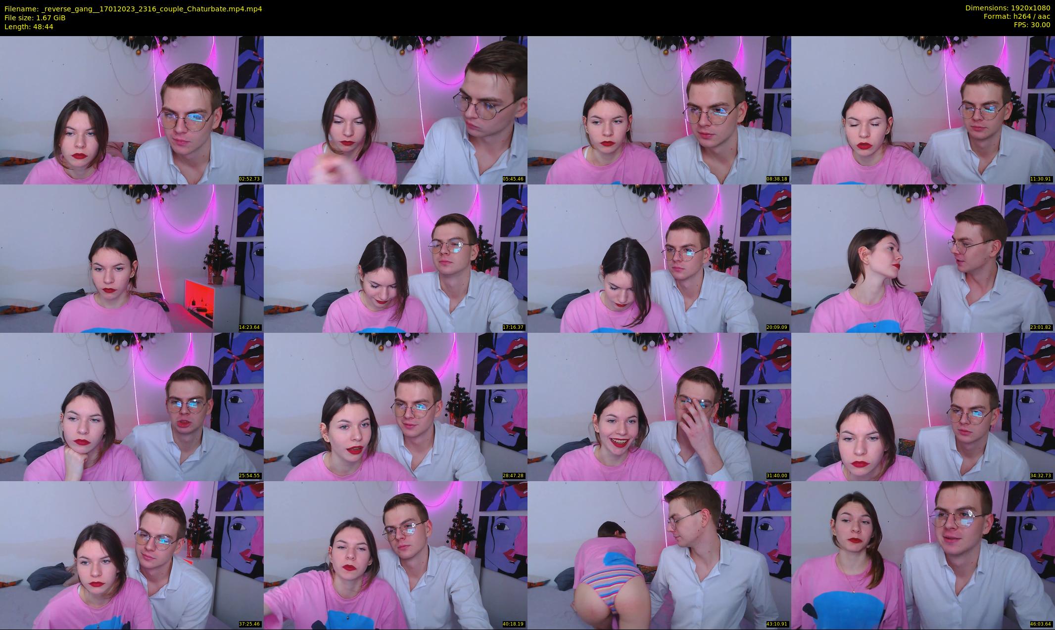 _reverse_gang_ — 49 minute Chaturbate couple cam show recording, 1080p, Jan 17, 2023