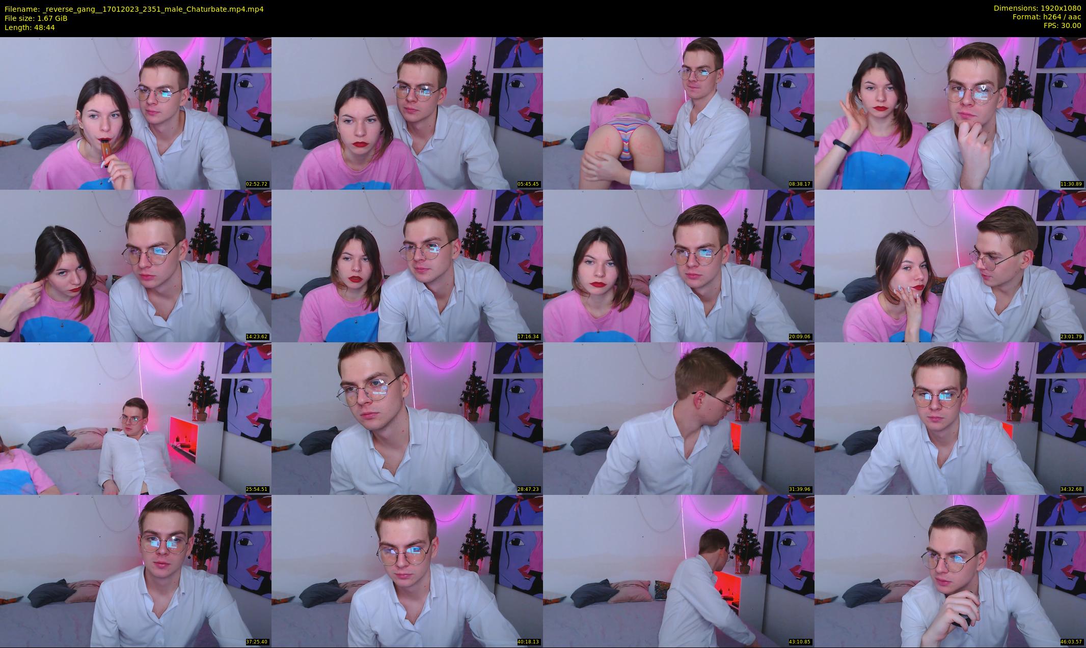 _reverse_gang_ — 49 minute Chaturbate couple cam show recording, 1080p, Jan 17, 2023