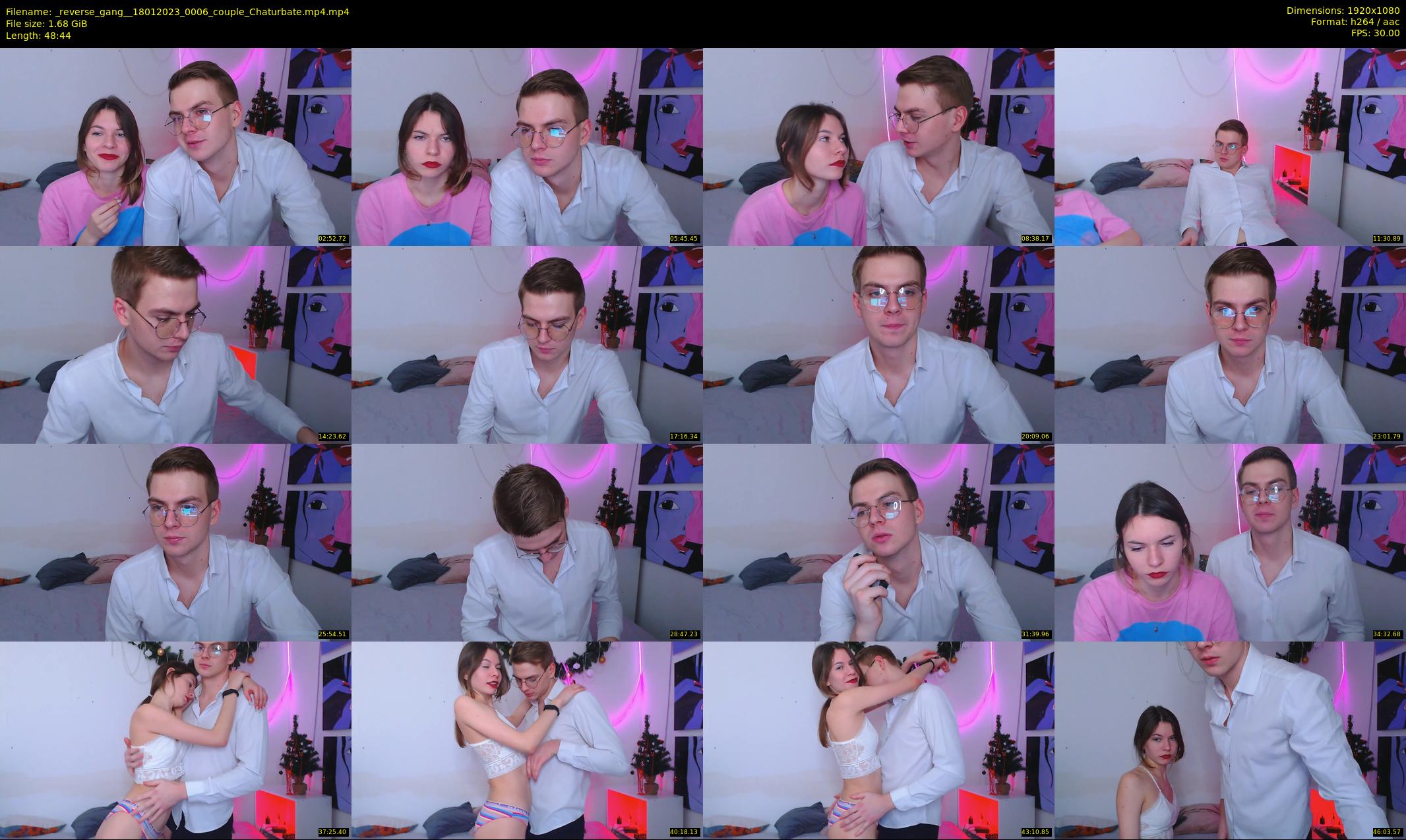 _reverse_gang_ — 49 minute Chaturbate couple cam show recording, 1080p, Jan 18, 2023