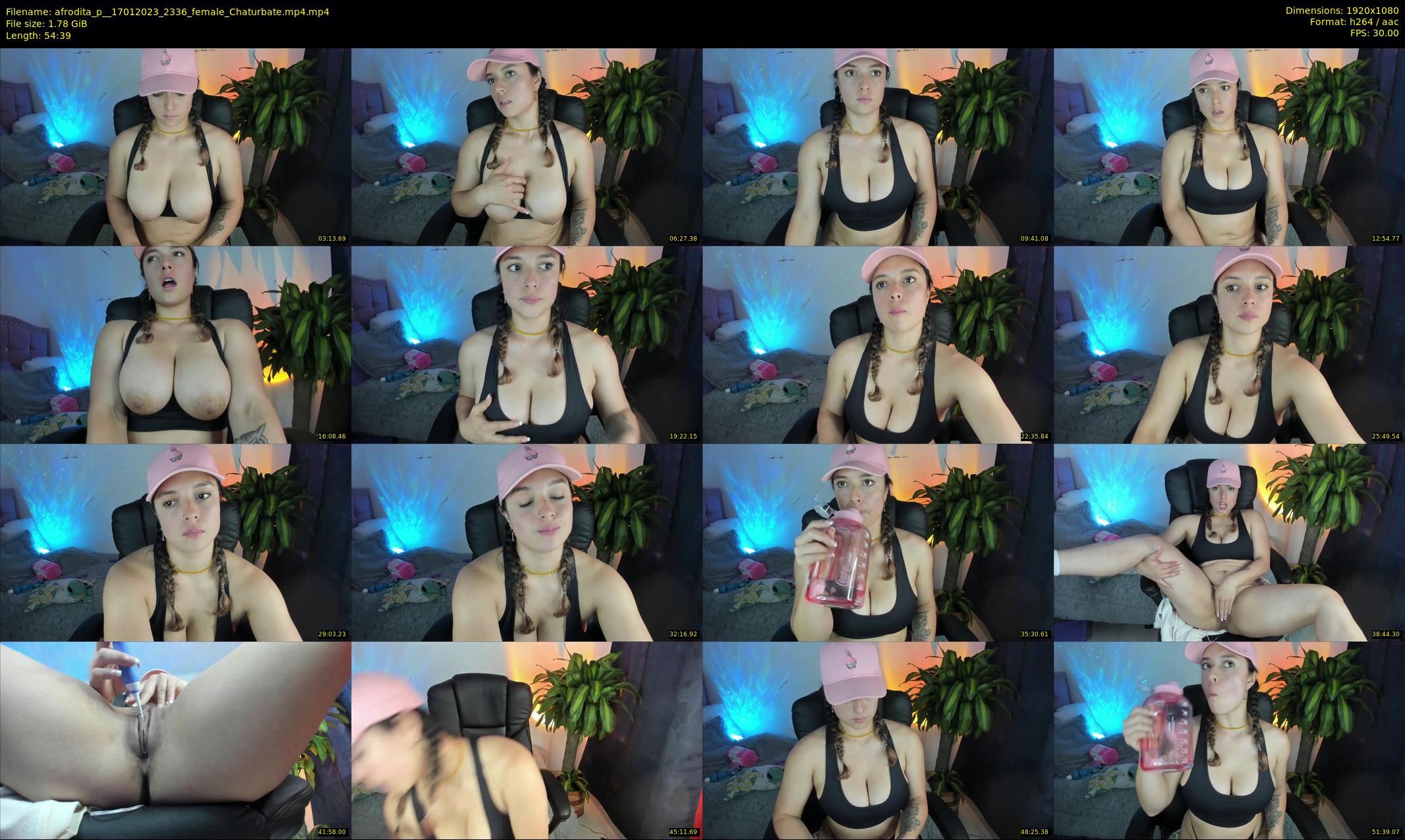 afrodita_p_ — 55 minute Chaturbate female cam show recording, 1080p, Jan 17, 2023