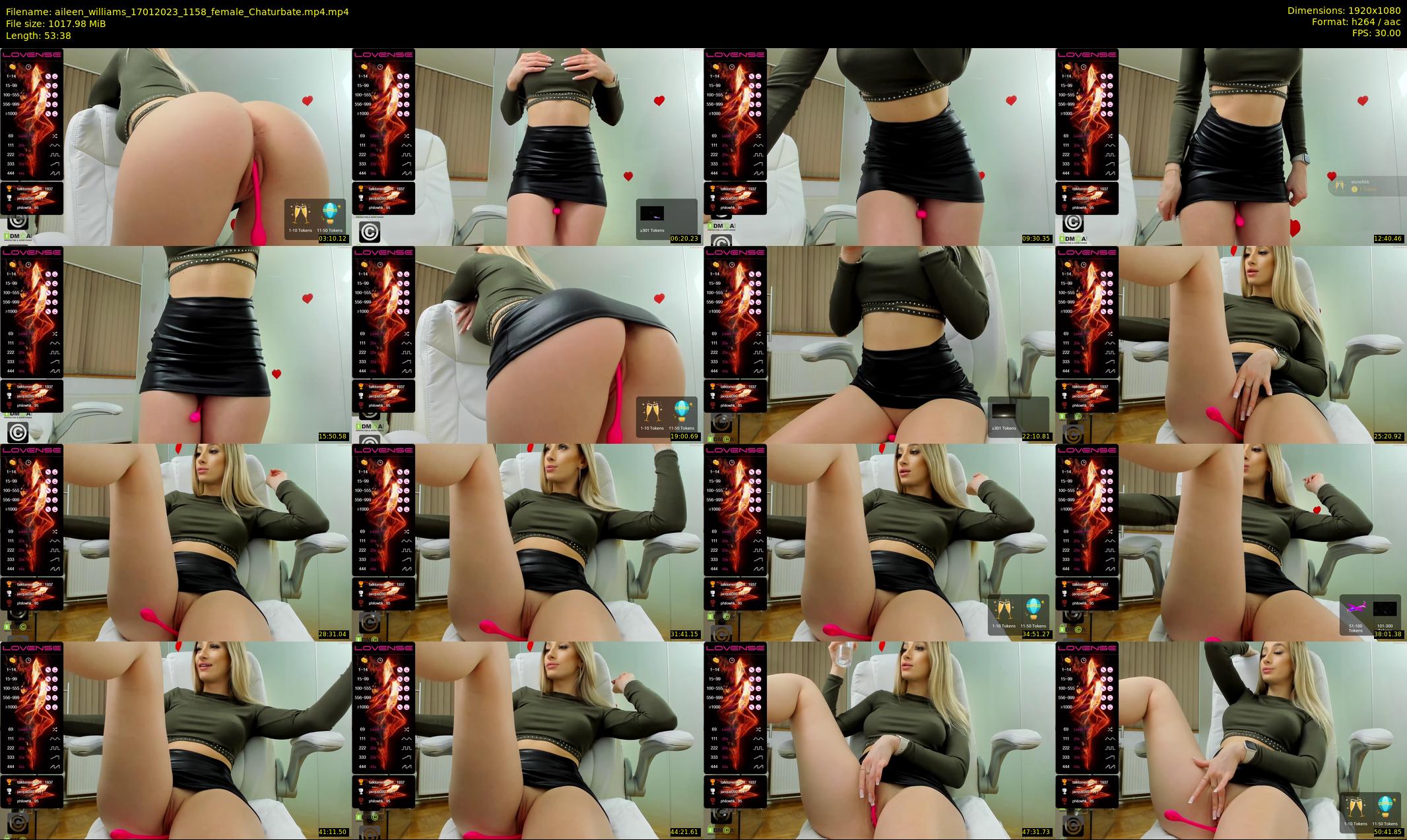 aileen_williams — 54 minute Chaturbate female cam show recording, 1080p, Jan 17, 2023