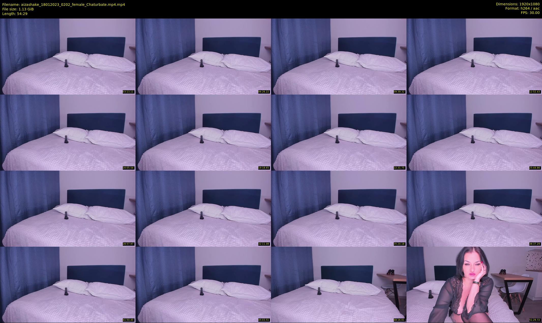 aizashake — 55 minute Chaturbate female cam show recording, 1080p, Jan 18, 2023