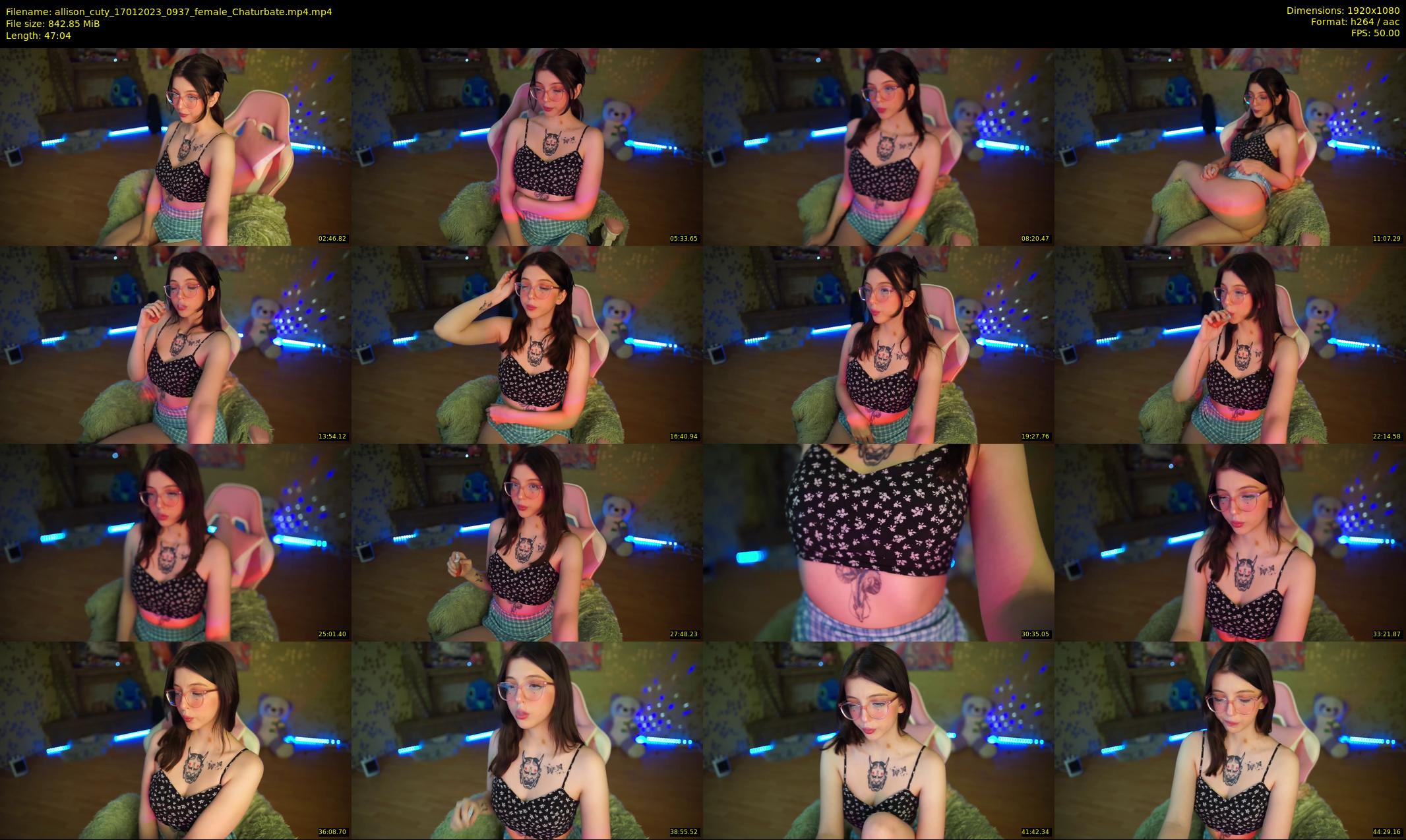 allison_cuty — 48 minute Chaturbate female cam show recording, 1080p, Jan 17, 2023