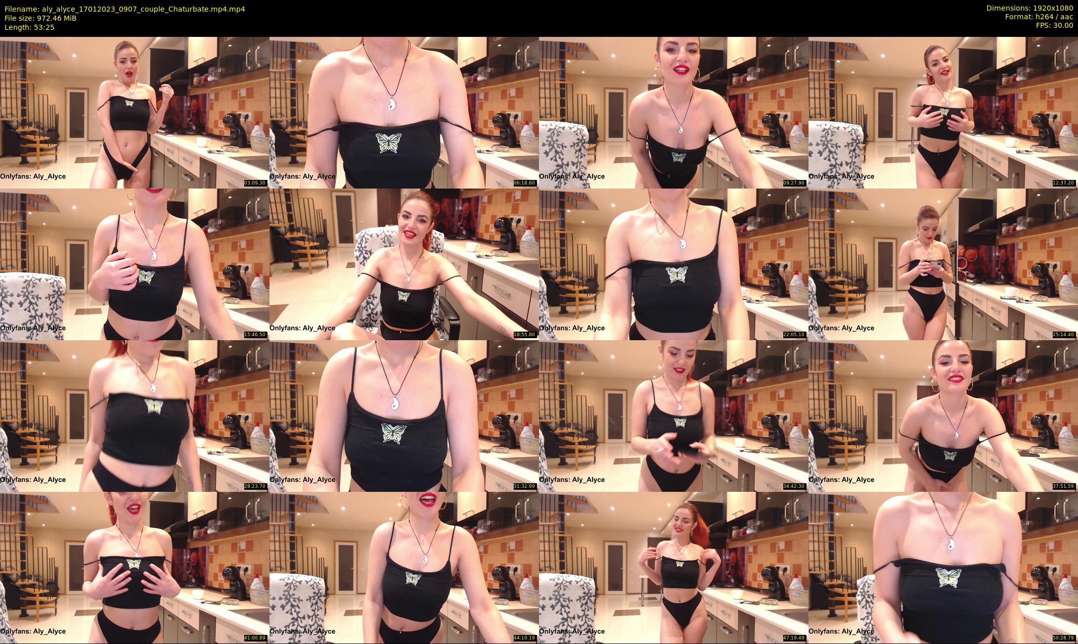 aly_alyce — 54 minute Chaturbate female cam show recording, 1080p, Jan 17, 2023