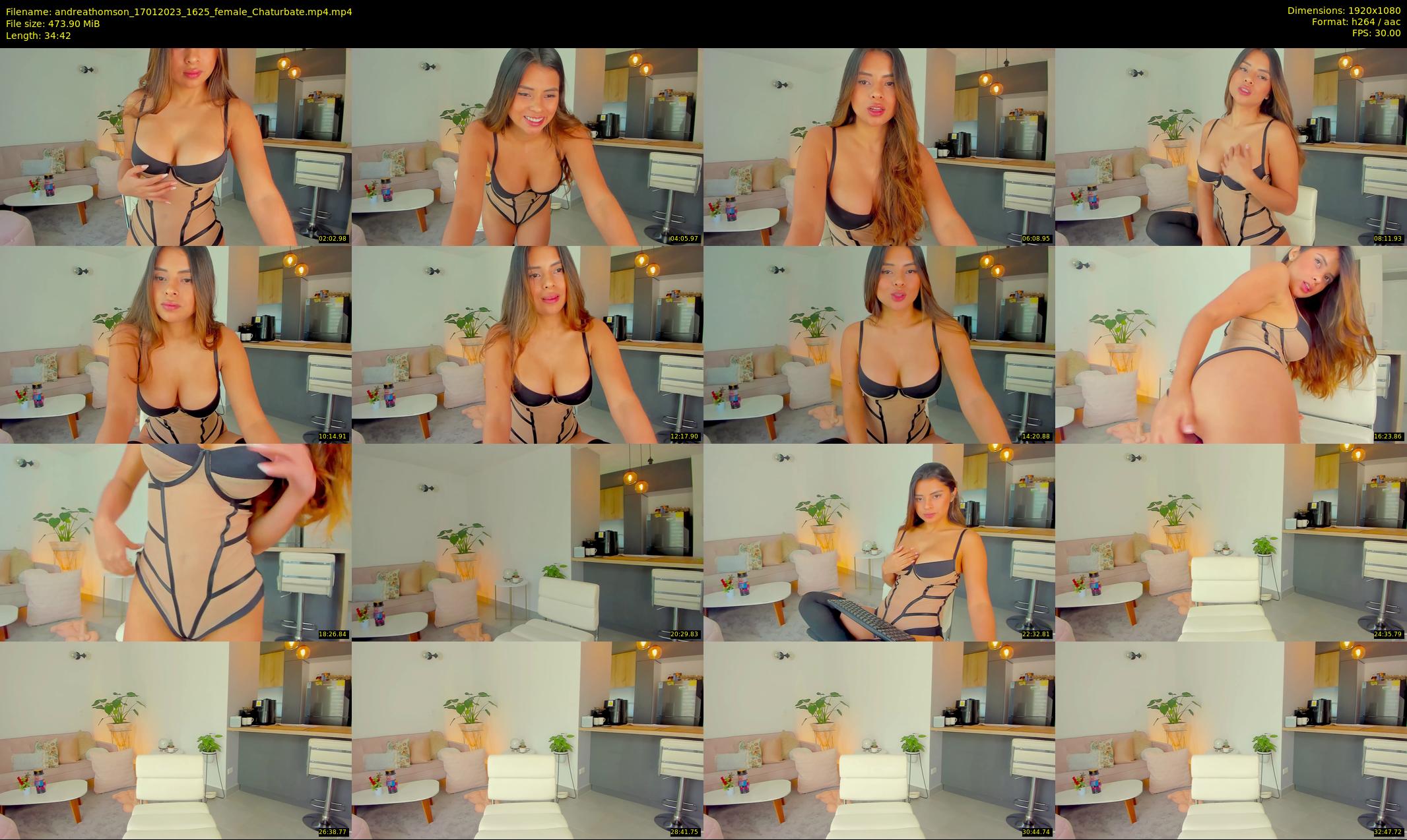 andreathomson — 35 minute Chaturbate female cam show recording, 1080p, Jan 17, 2023
