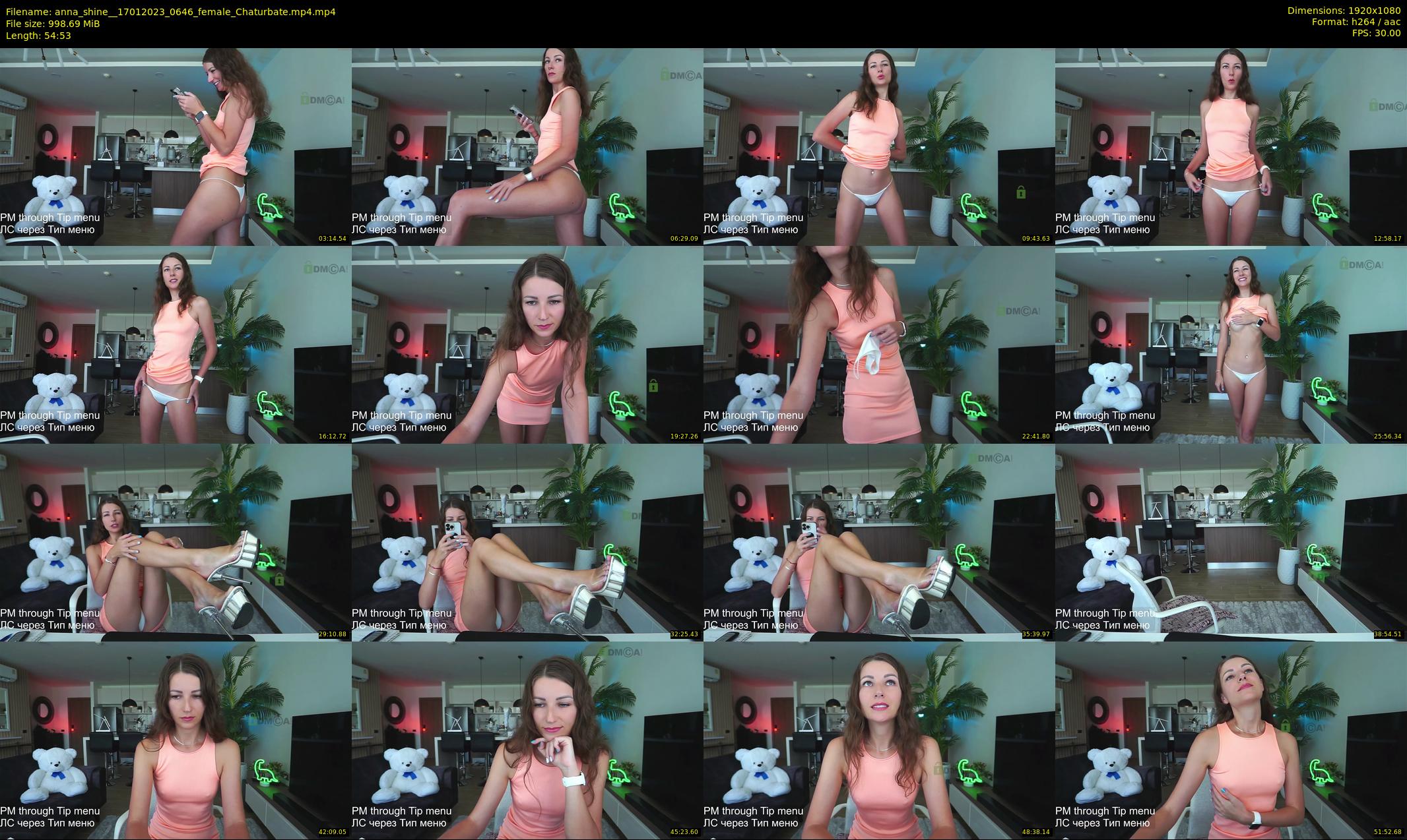 anna_shine_ — 55 minute Chaturbate female cam show recording, 1080p, Jan 17, 2023