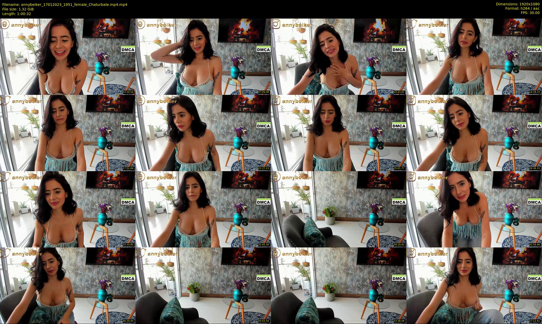 annybeiker — 61 minute Chaturbate female cam show recording, 1080p, Jan 17, 2023