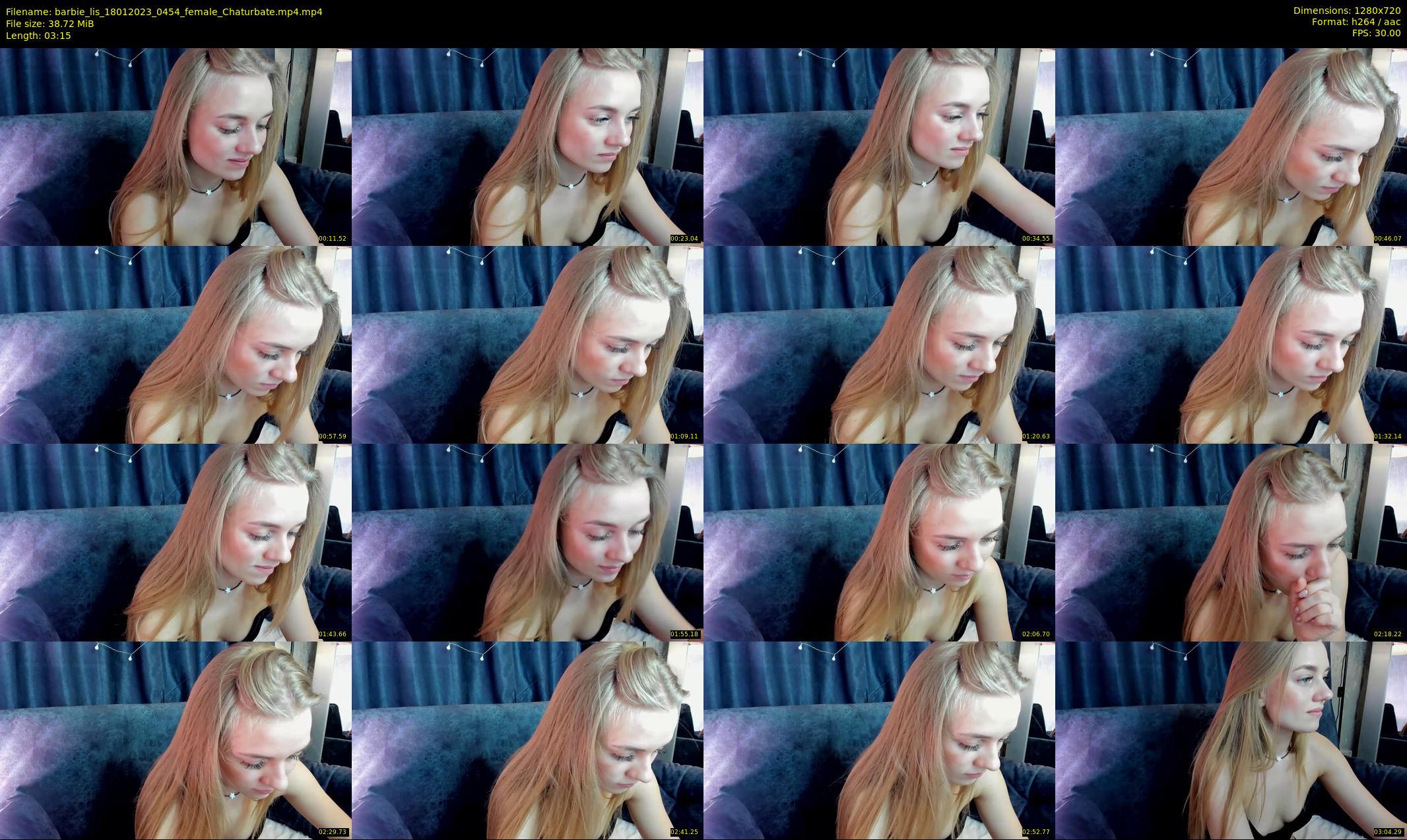 barbie_lis — 4 minute Chaturbate female cam show recording, 720p, Jan 18, 2023