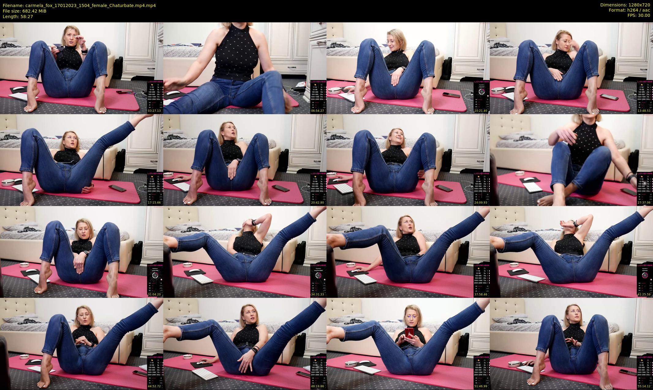 carmela_fox — 59 minute Chaturbate female cam show recording, 720p, Jan 17, 2023