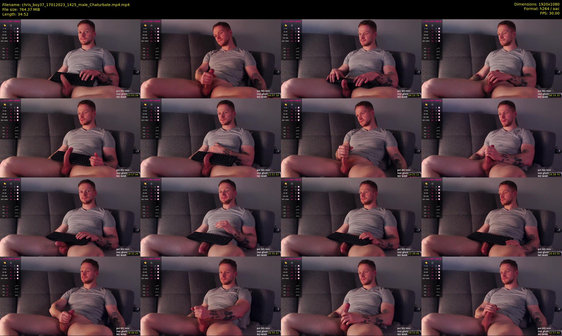chris_boy37 — 35 minute Chaturbate male cam show recording, 1080p, Jan 17, 2023