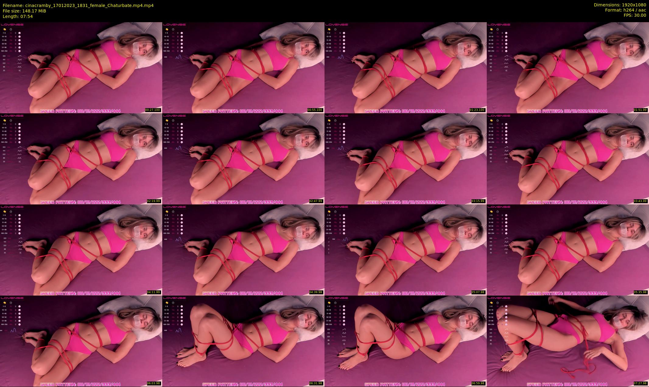 cinacramby — 8 minute Chaturbate female cam show recording, 1080p, Jan 17, 2023