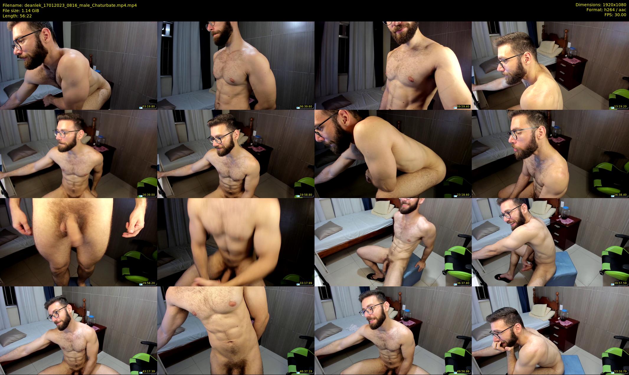 deanlek — 57 minute Chaturbate male cam show recording, 1080p, Jan 17, 2023