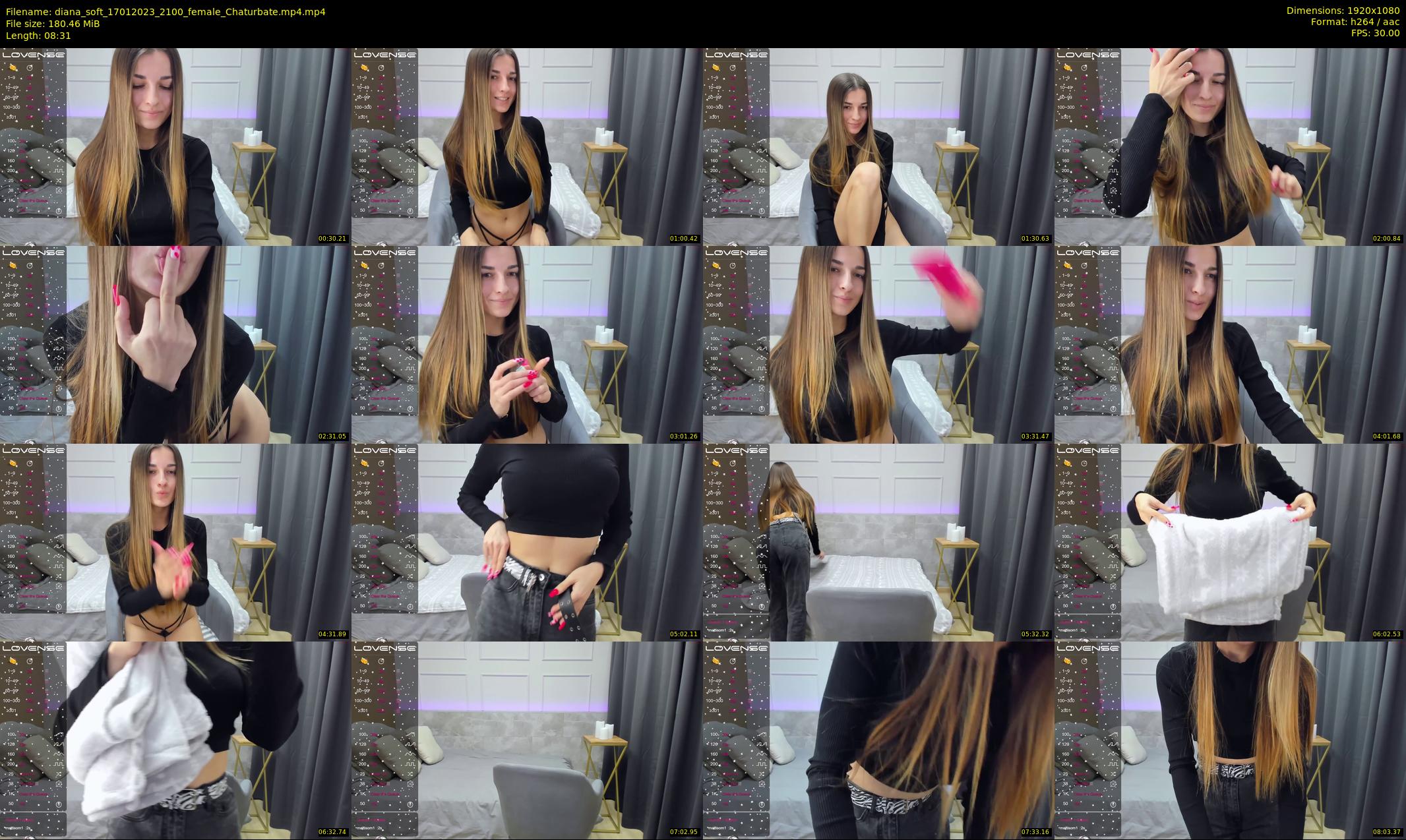 diana_soft — 9 minute Chaturbate female cam show recording, 1080p, Jan 17, 2023