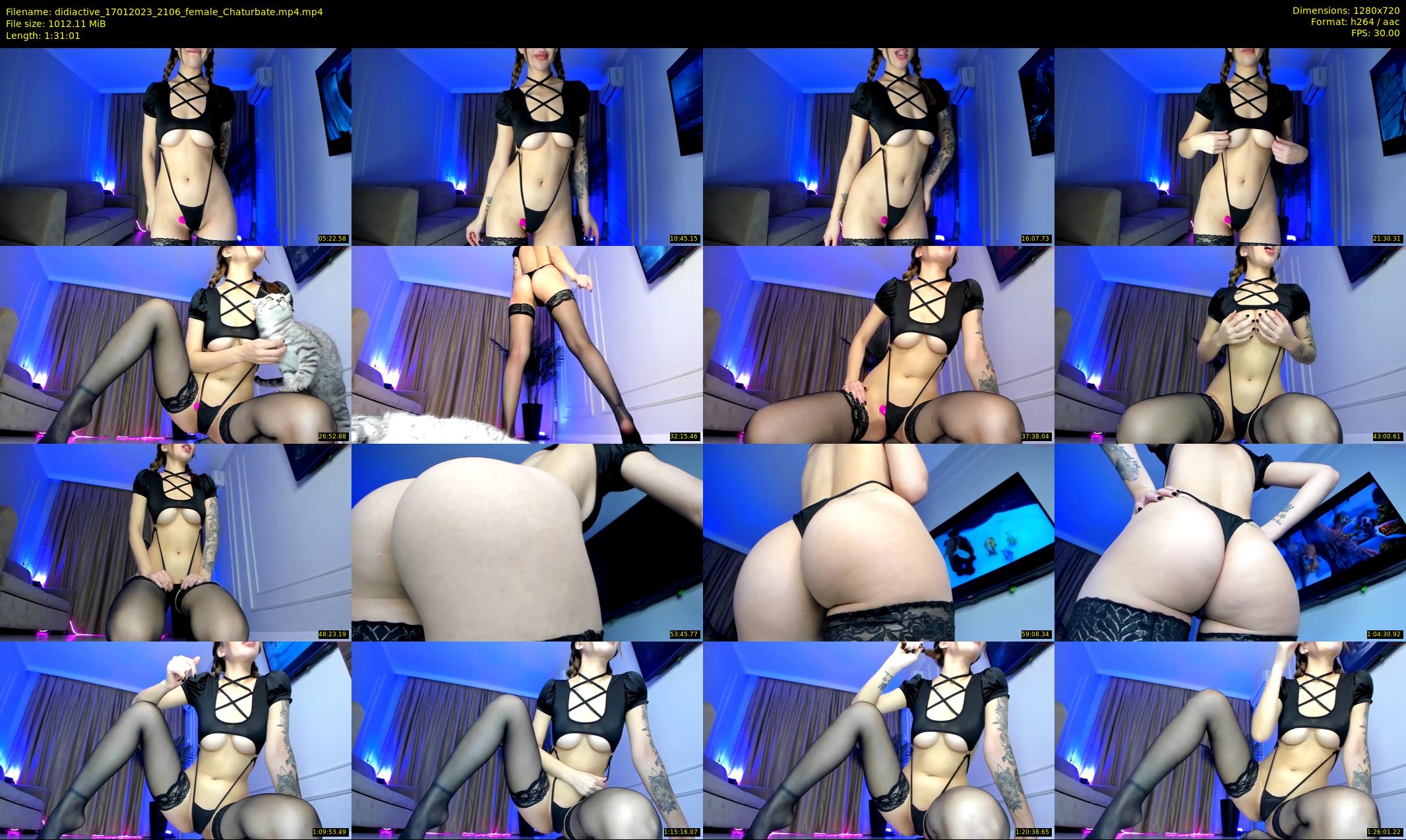 didiactive — 92 minute Chaturbate female cam show recording, 720p, Jan 17, 2023