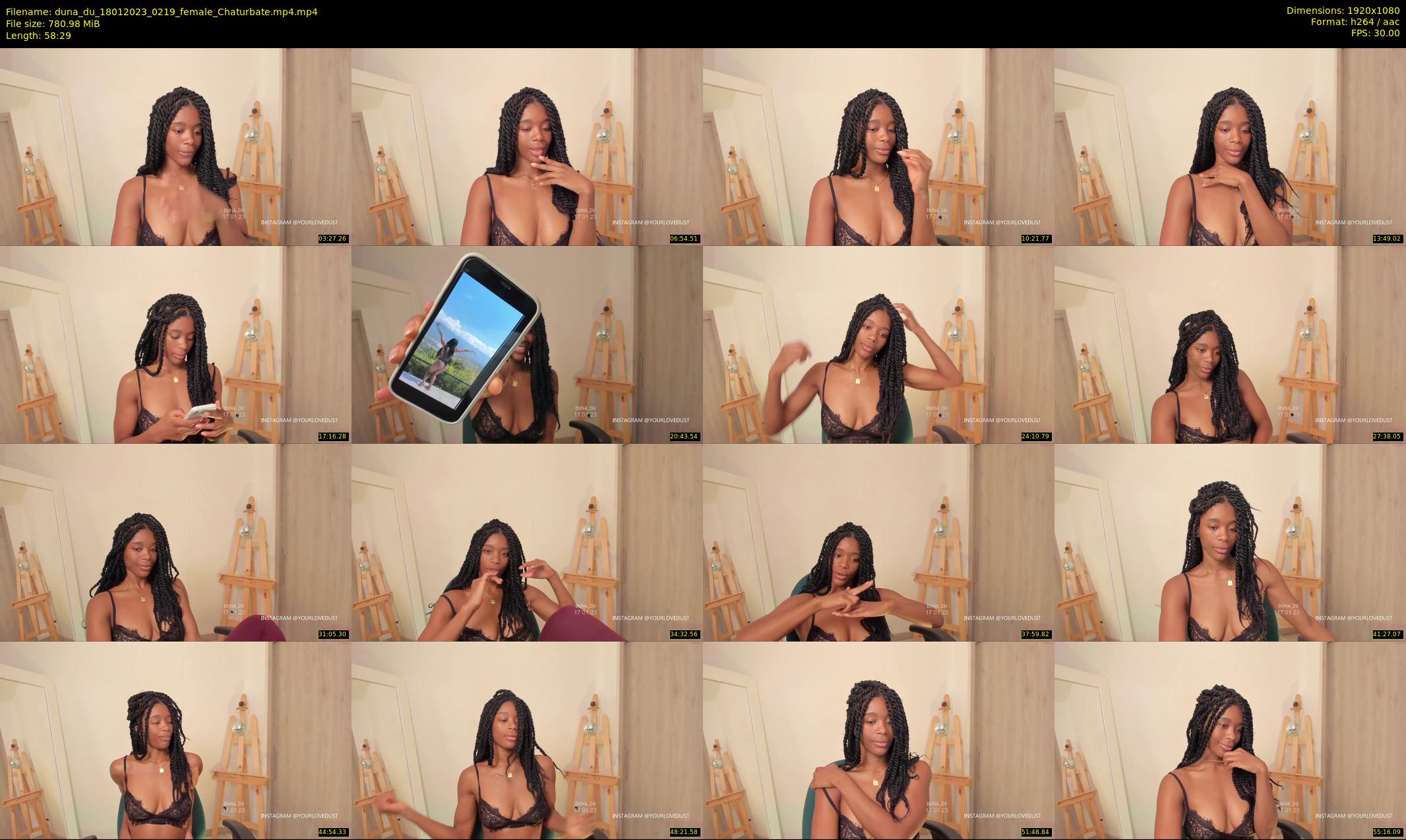 duna_du — 59 minute Chaturbate female cam show recording, 1080p, Jan 18, 2023