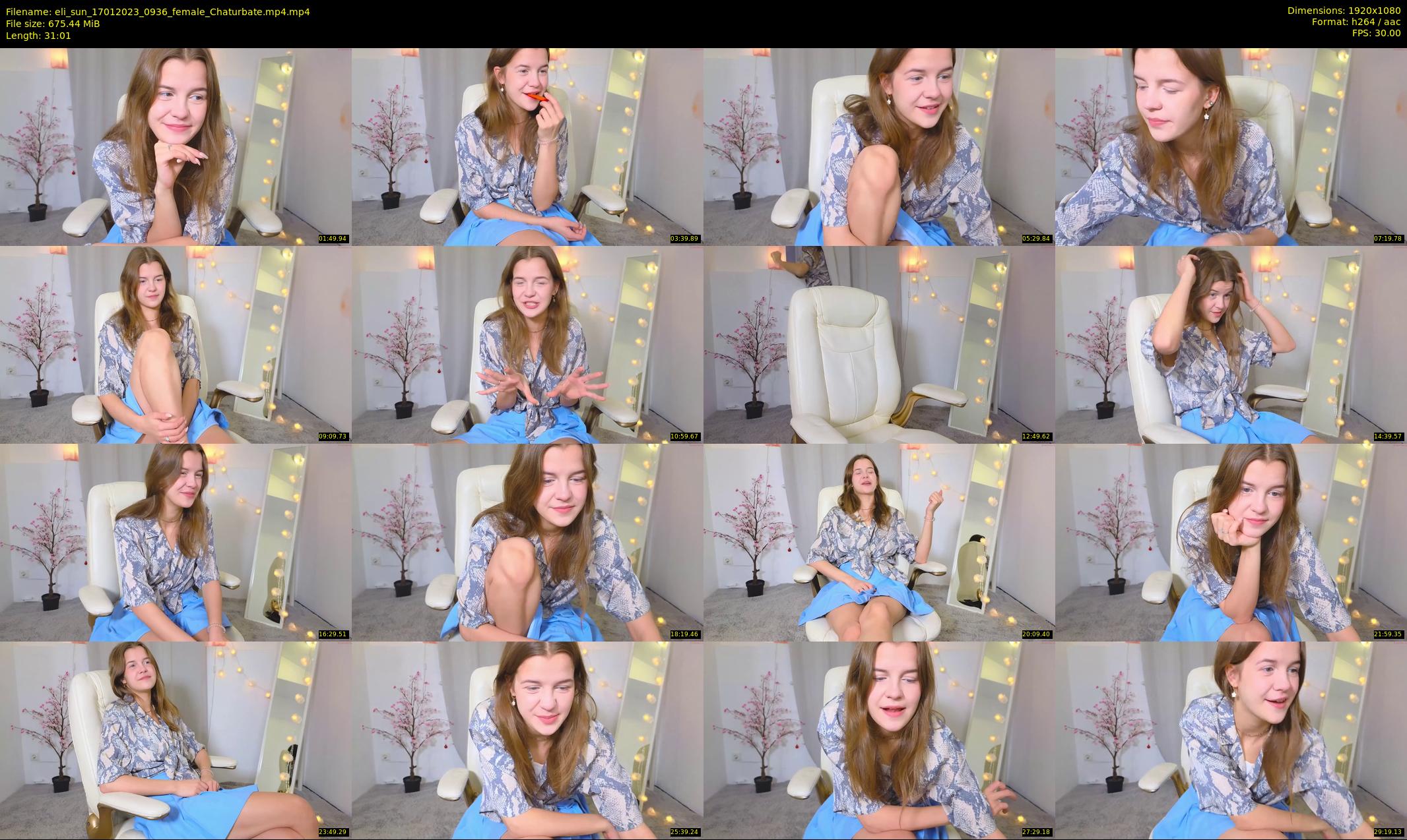 eli_sun — 32 minute Chaturbate female cam show recording, 1080p, Jan 17, 2023