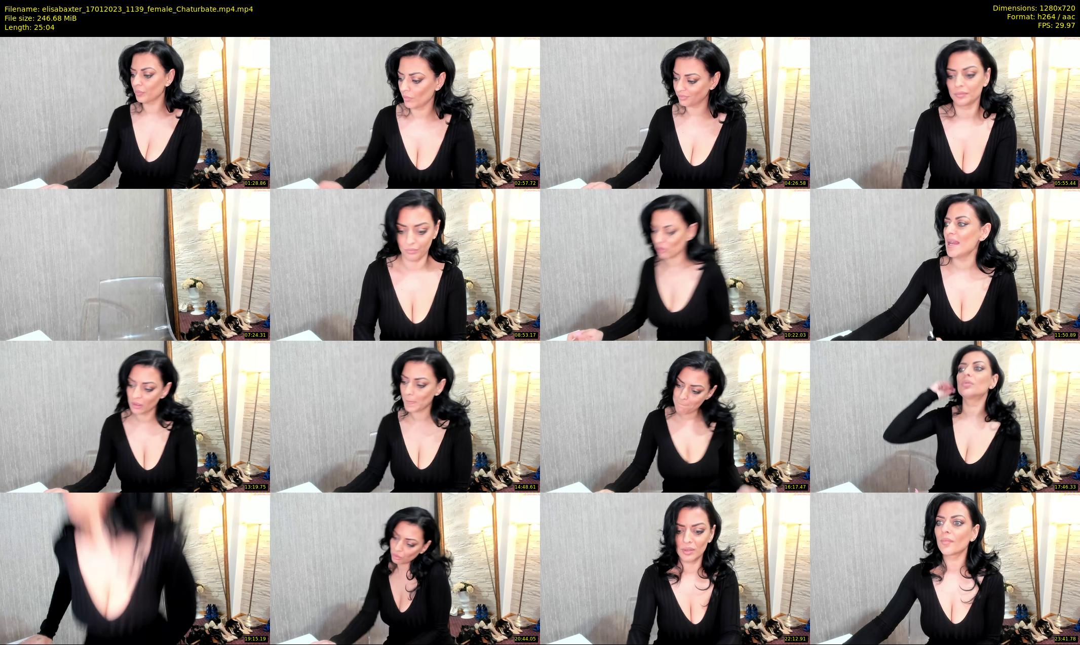 elisabaxter — 26 minute Chaturbate female cam show recording, 720p, Jan 17, 2023