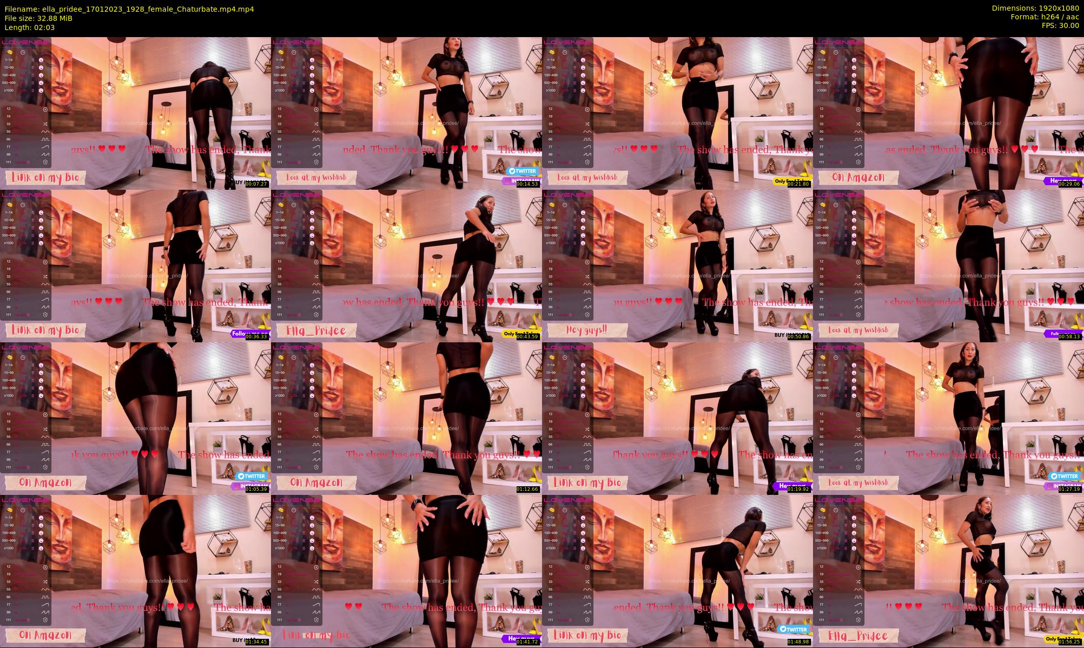 ella_pridee — 3 minute Chaturbate female cam show recording, 1080p, Jan 17, 2023