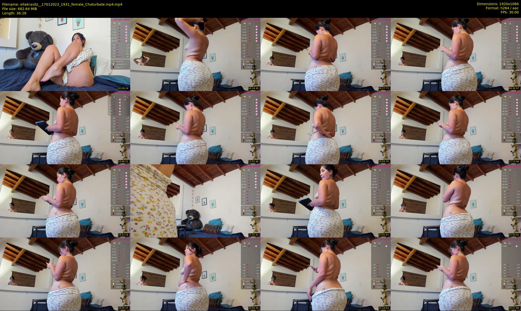 ellakravitz_ — 37 minute Chaturbate female cam show recording, 1080p, Jan 17, 2023