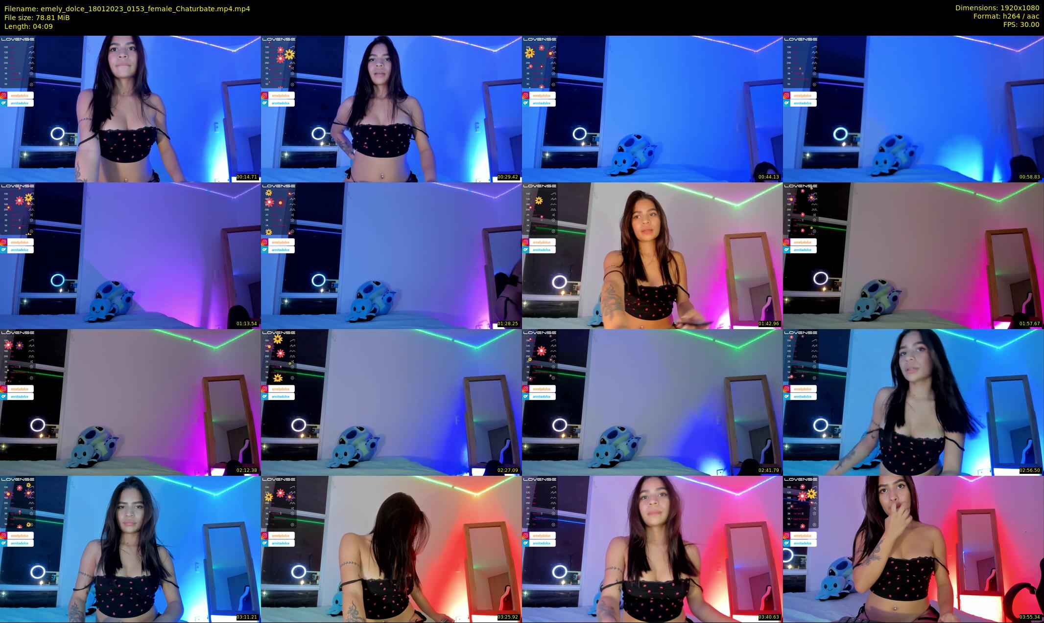 emely_dolce — 5 minute Chaturbate female cam show recording, 1080p, Jan 18, 2023