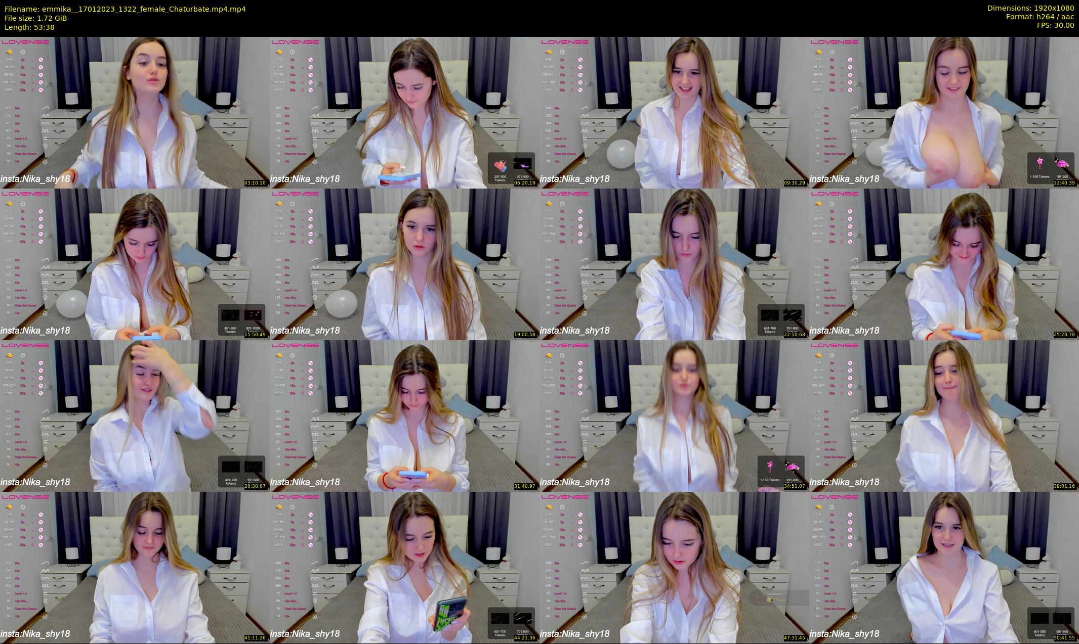 emmika_ — 54 minute Chaturbate female cam show recording, 1080p, Jan 17, 2023