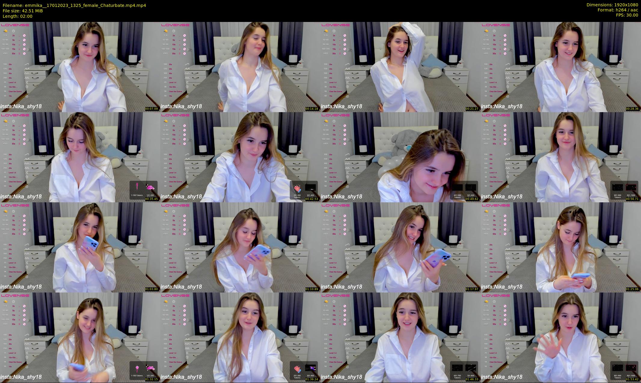 emmika_ — 2 minute Chaturbate female cam show recording, 1080p, Jan 17, 2023