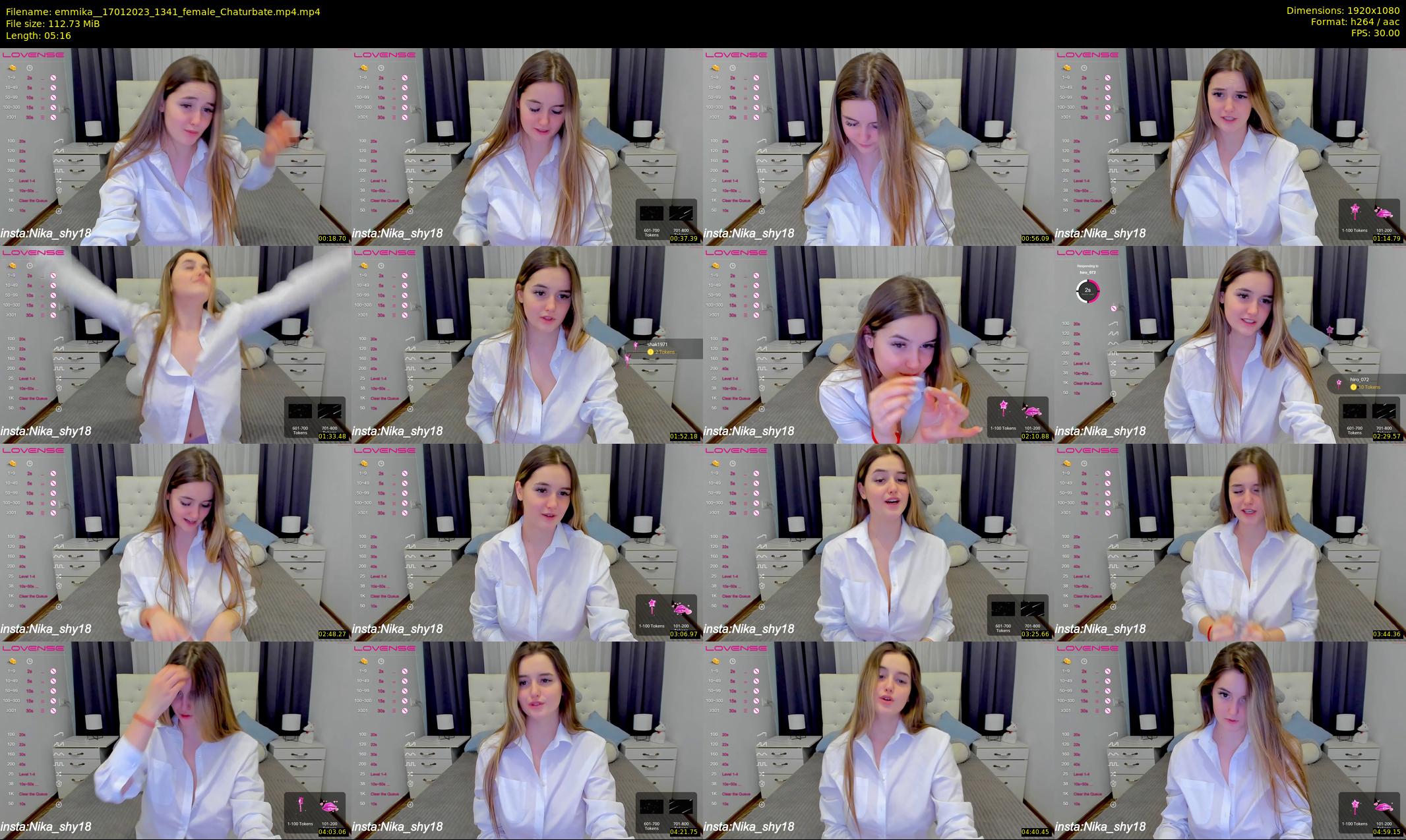 emmika_ — 6 minute Chaturbate female cam show recording, 1080p, Jan 17, 2023