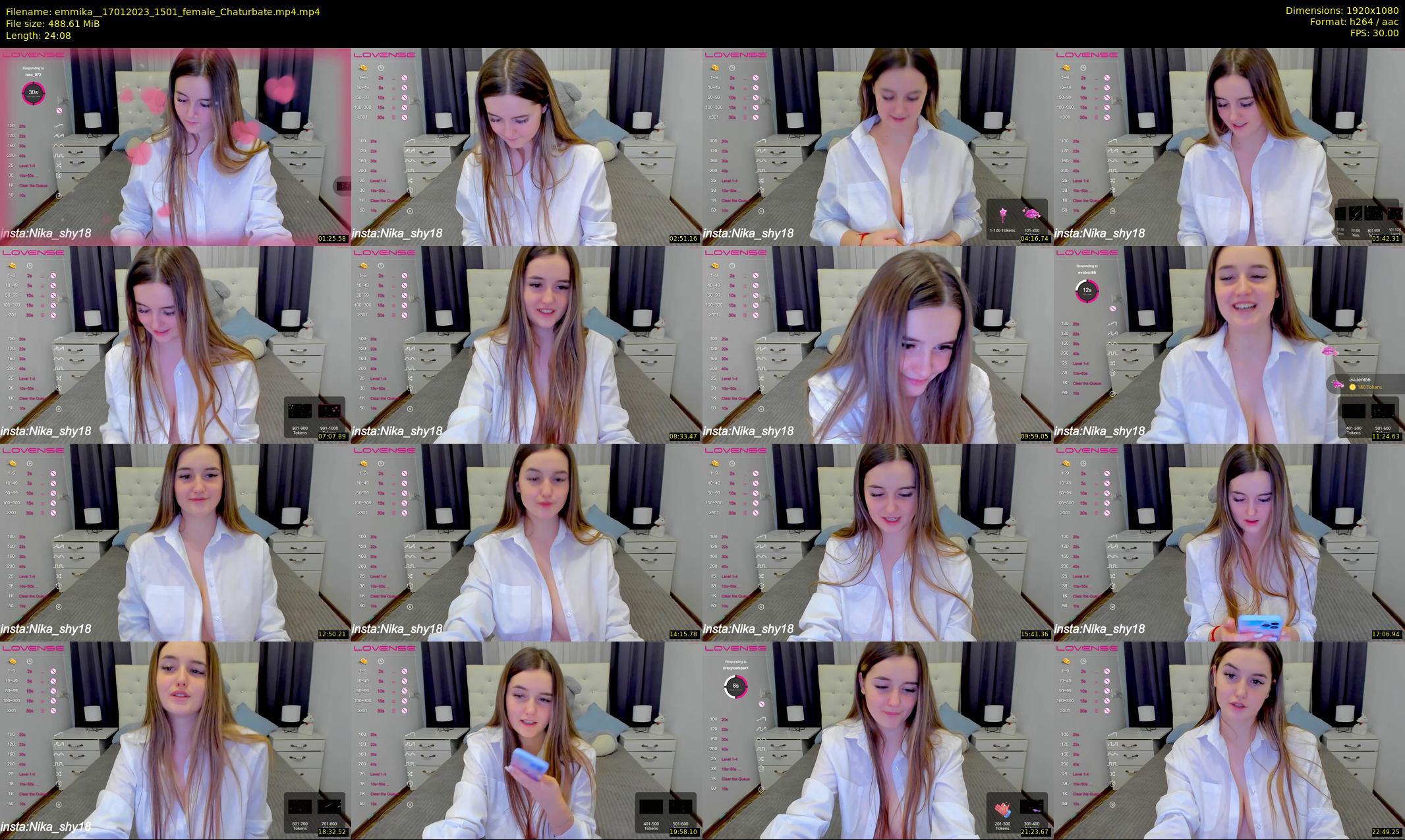 emmika_ — 25 minute Chaturbate female cam show recording, 1080p, Jan 17, 2023