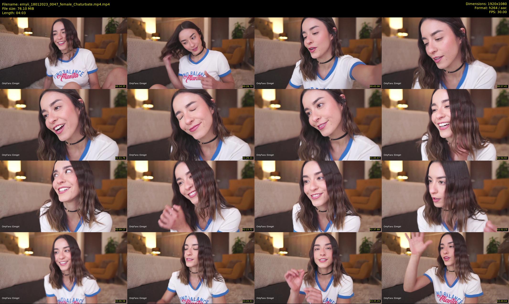 emyii — 5 minute Chaturbate female cam show recording, 1080p, Jan 18, 2023