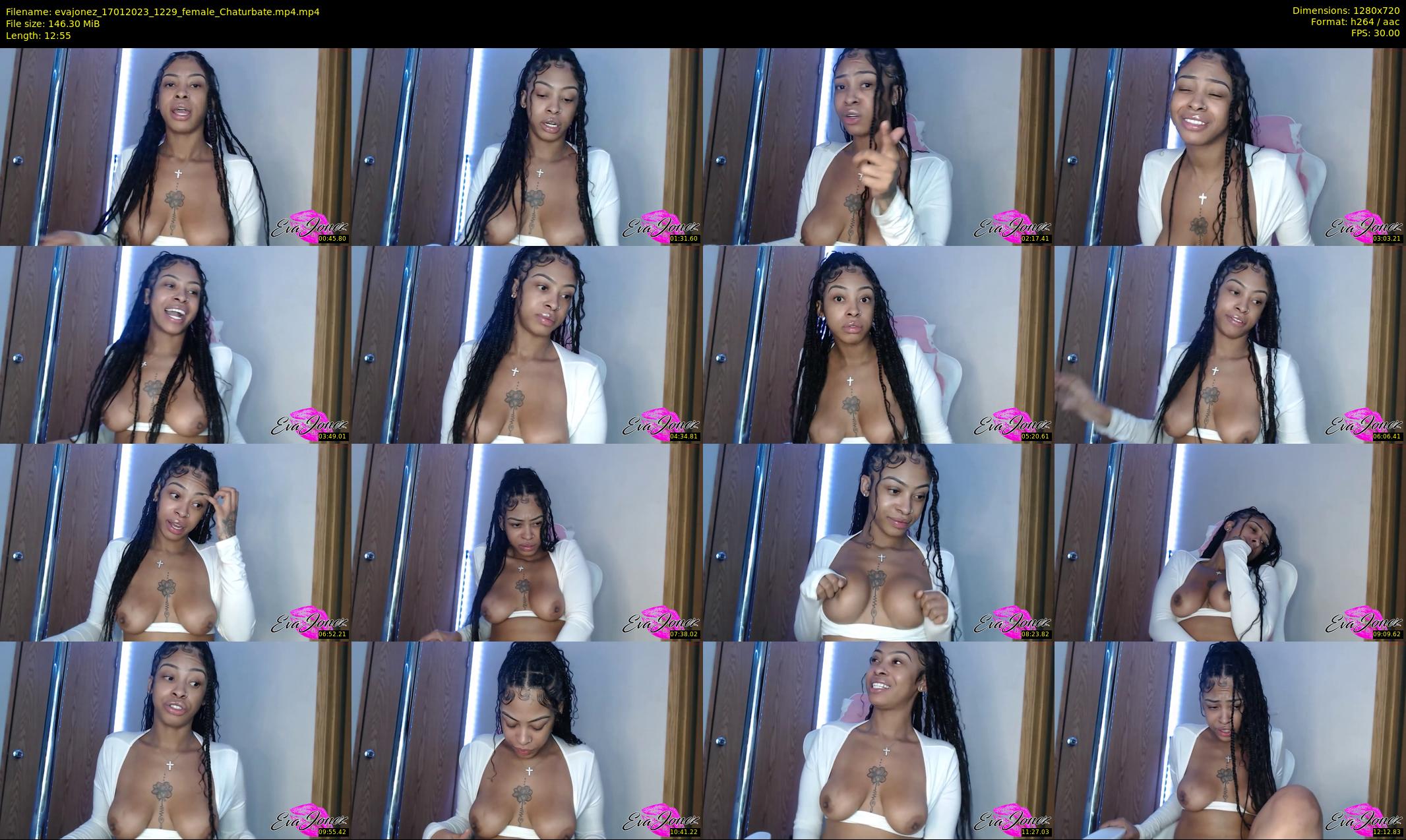 evajonez — 13 minute Chaturbate female cam show recording, 720p, Jan 17, 2023