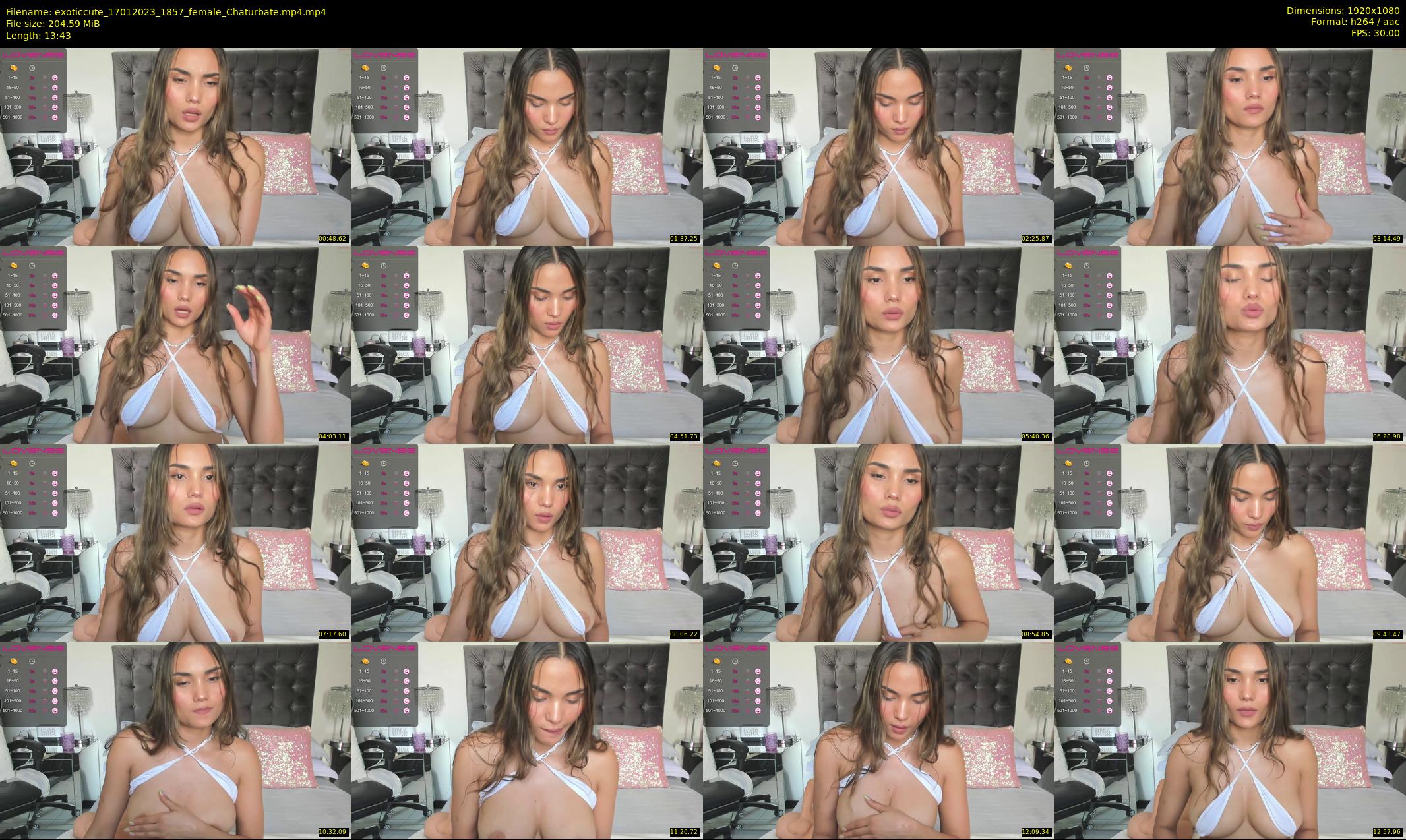 exoticcute — 14 minute Chaturbate female cam show recording, 1080p, Jan 17, 2023
