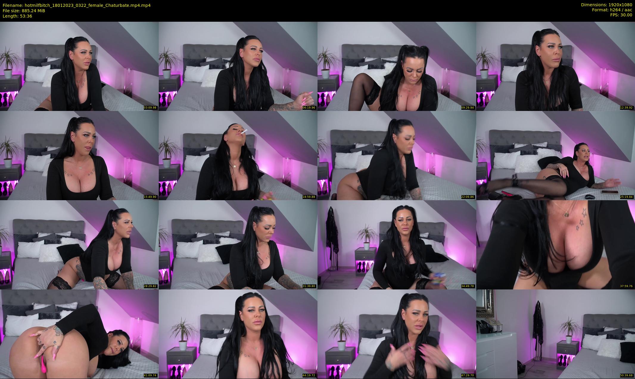hotmilfbitch — 54 minute Chaturbate female cam show recording, 1080p, Jan 18, 2023