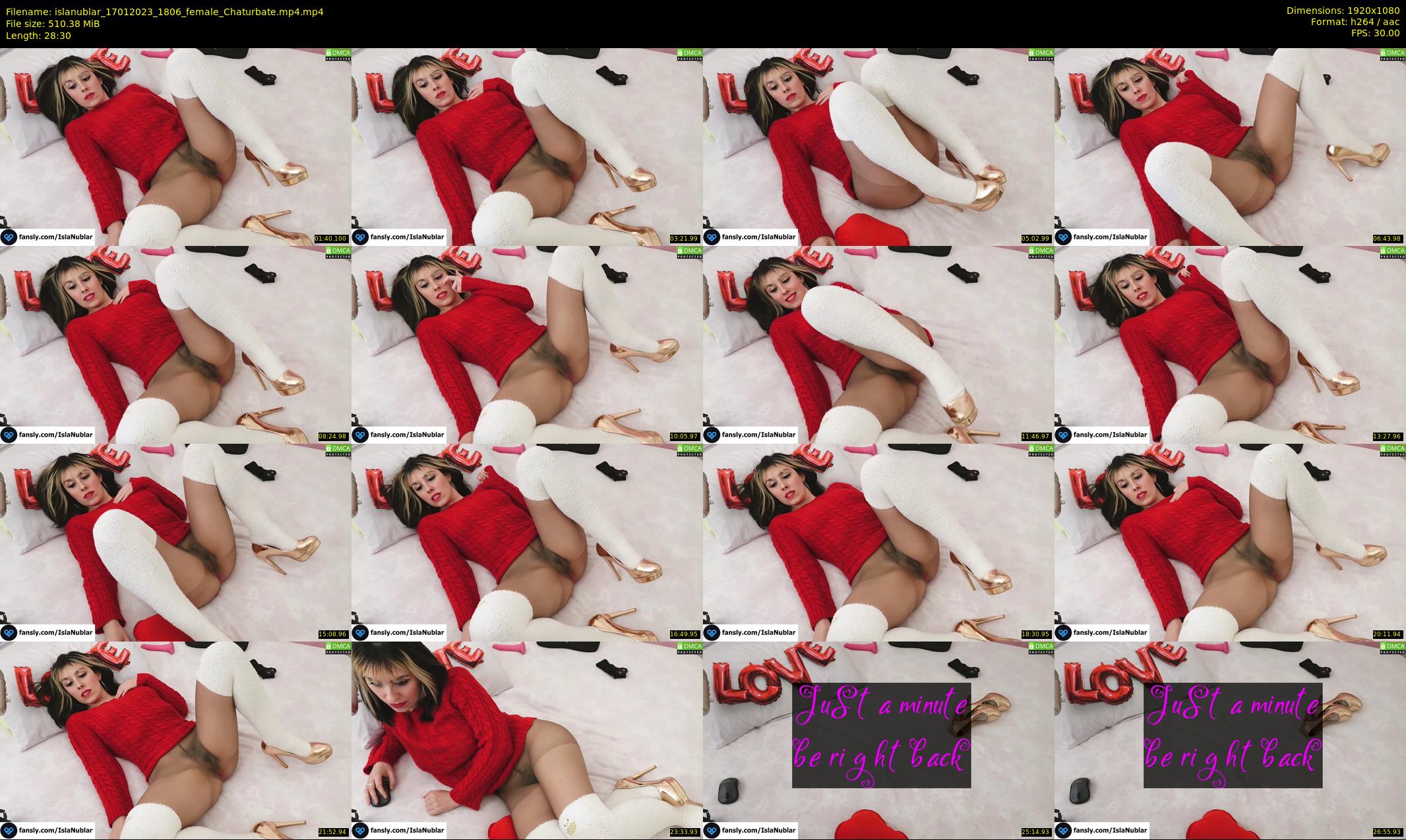 islanublar — 29 minute Chaturbate female cam show recording, 1080p, Jan 17, 2023