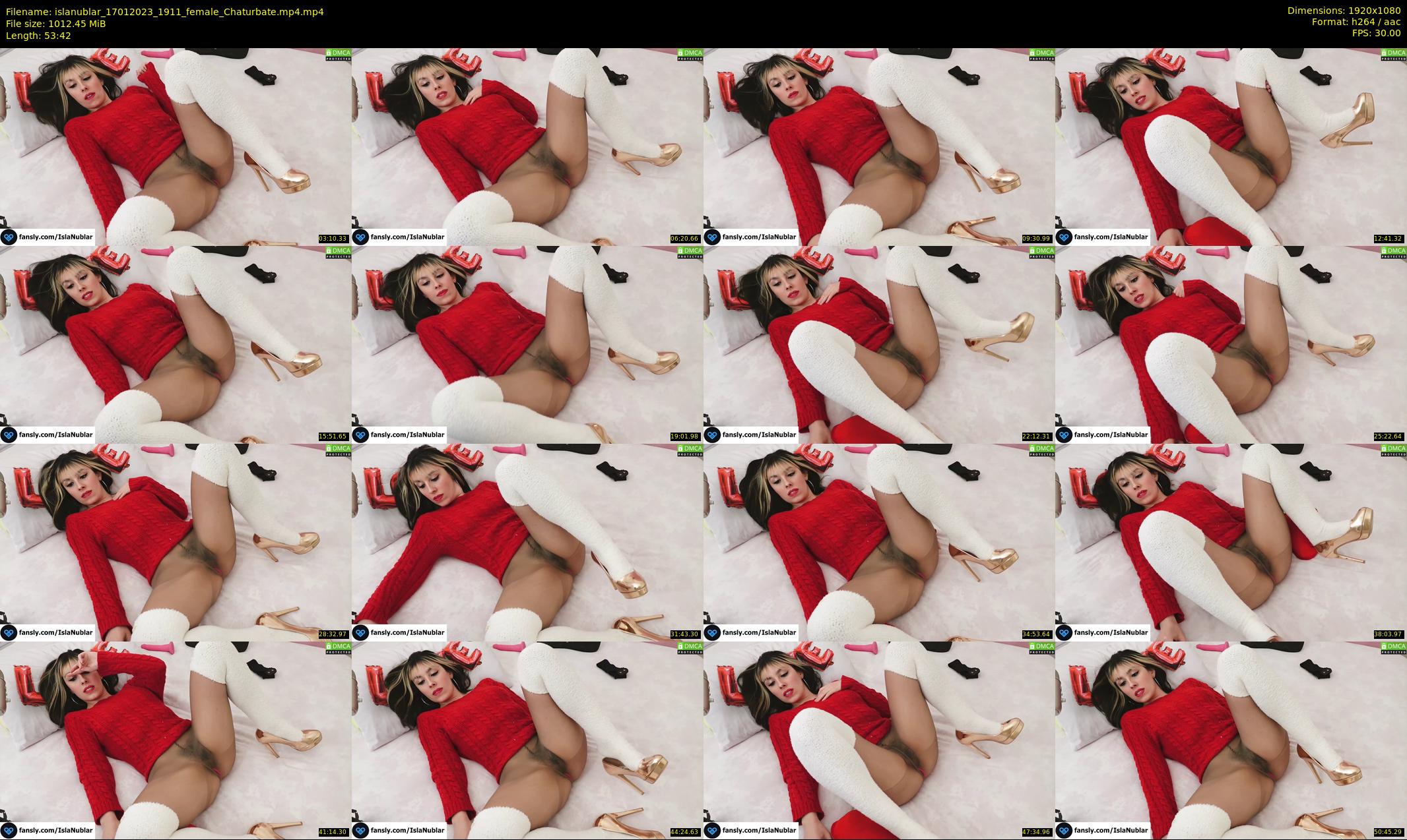 islanublar — 54 minute Chaturbate female cam show recording, 1080p, Jan 17, 2023