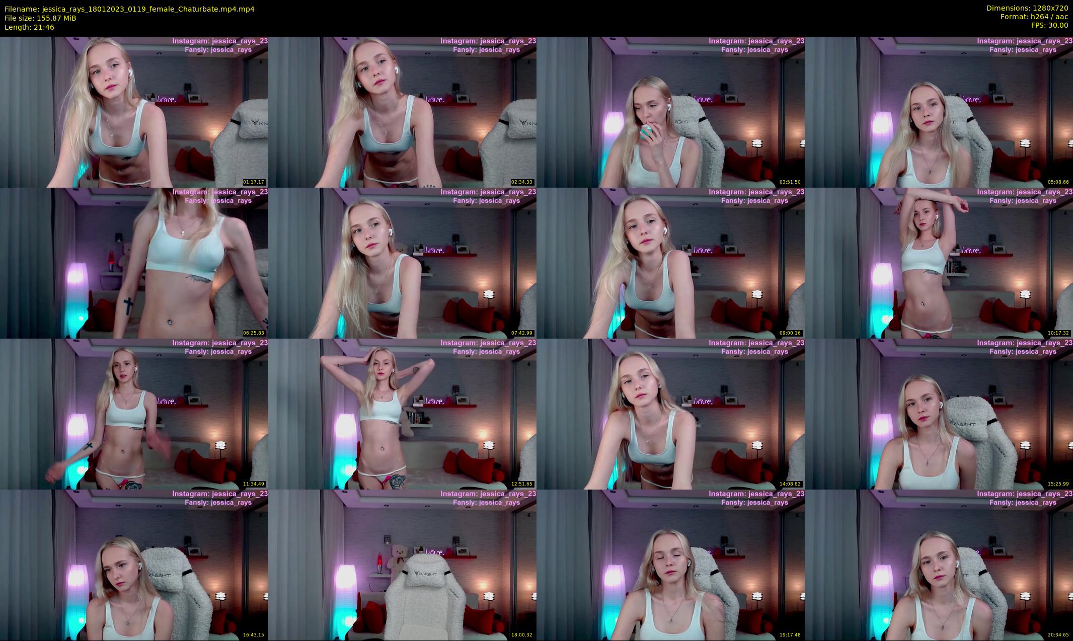 jessica_rays — 22 minute Chaturbate couple cam show recording, 720p, Jan 18, 2023