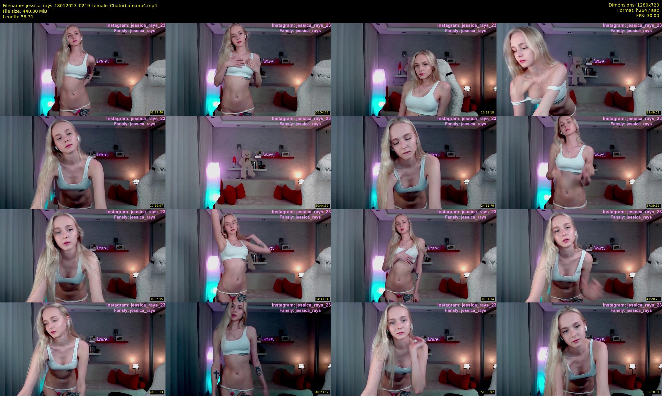 jessica_rays — 59 minute Chaturbate couple cam show recording, 720p, Jan 18, 2023