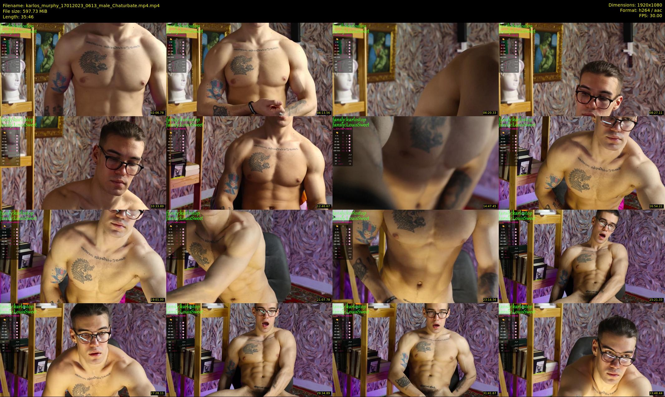 karlos_murphy — 36 minute Chaturbate male cam show recording, 1080p, Jan 17, 2023