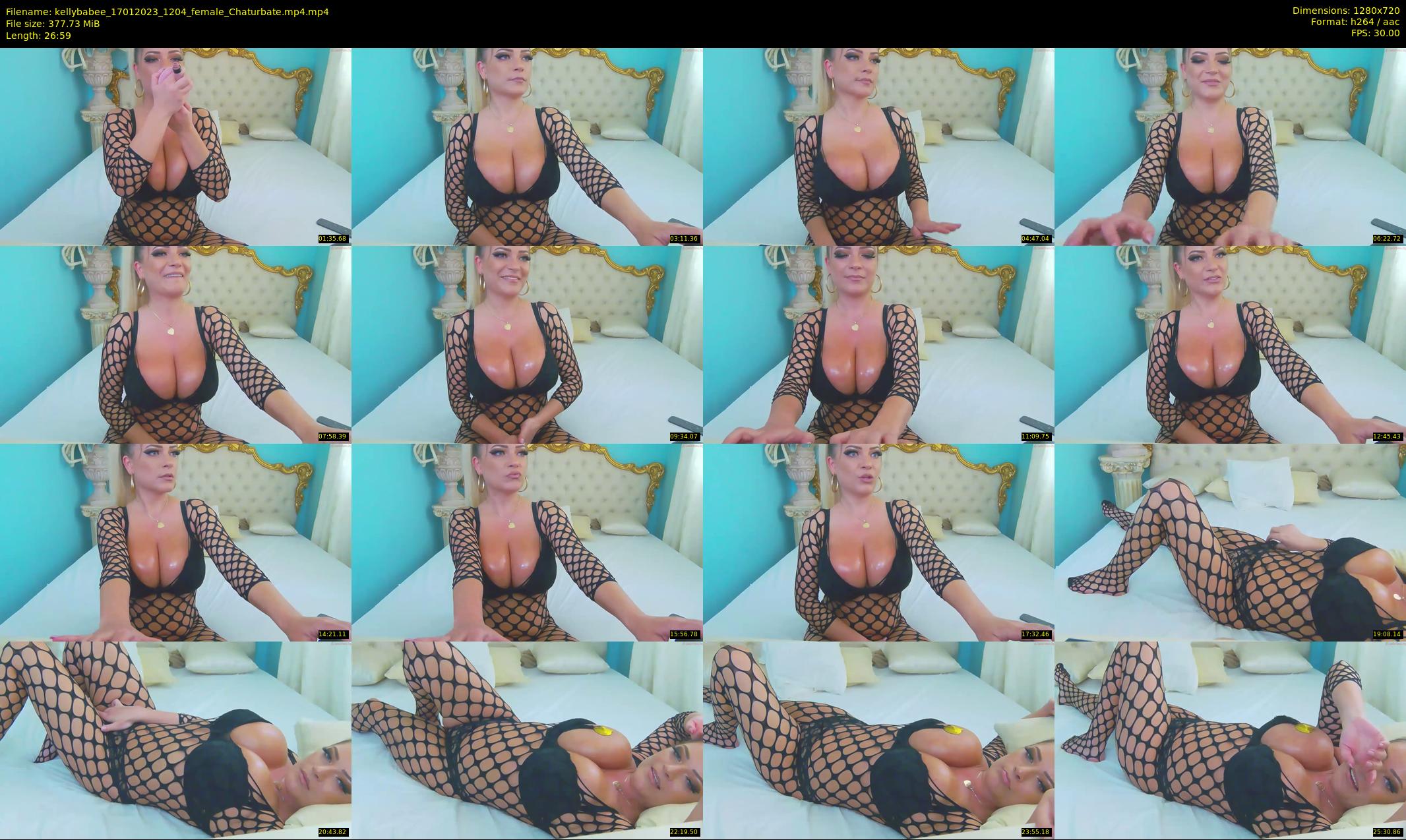 kellybabee — 27 minute Chaturbate female cam show recording, 720p, Jan 17, 2023
