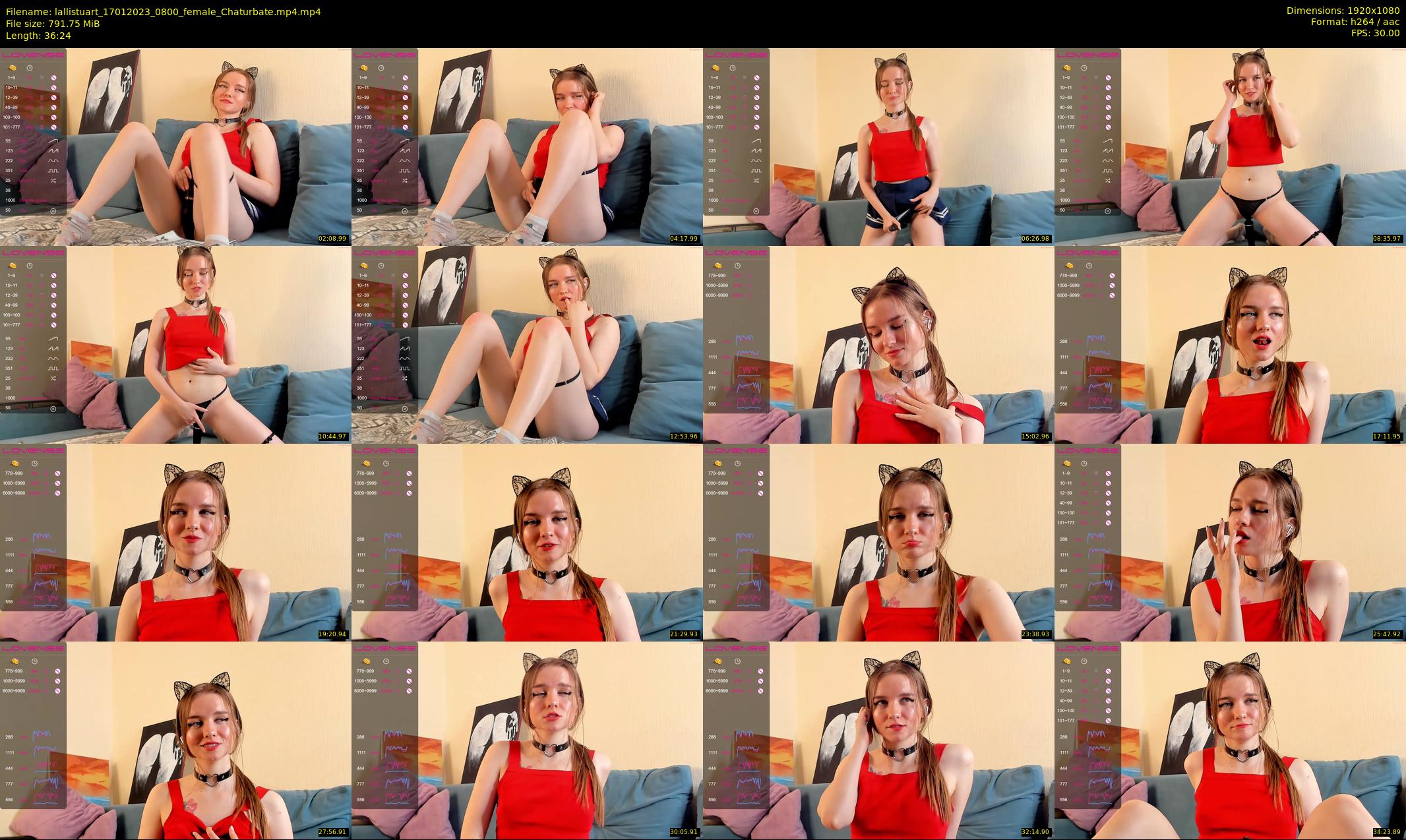lallistuart — 37 minute Chaturbate female cam show recording, 1080p, Jan 17, 2023