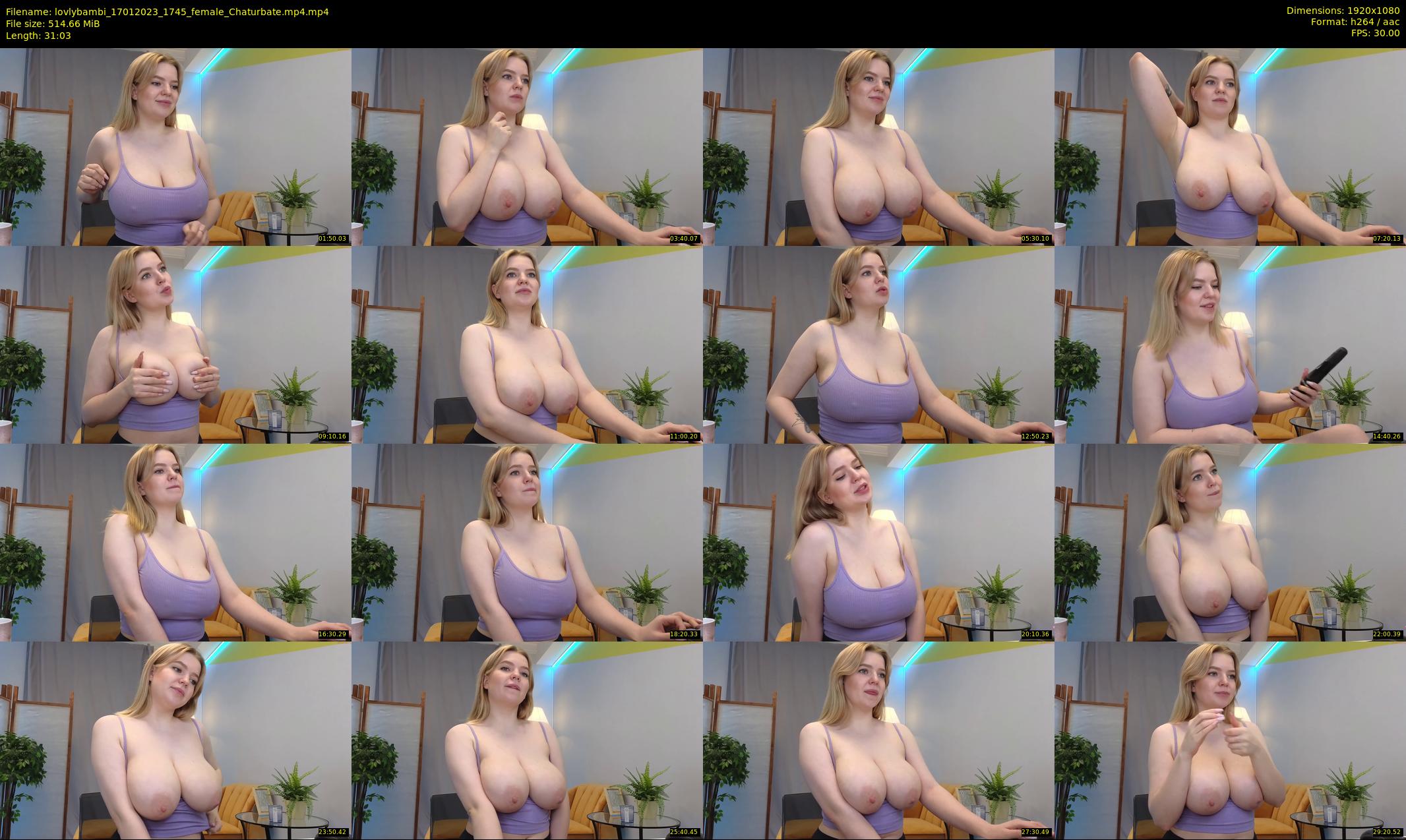 lovlybambi — 32 minute Chaturbate female cam show recording, 1080p, Jan 17, 2023