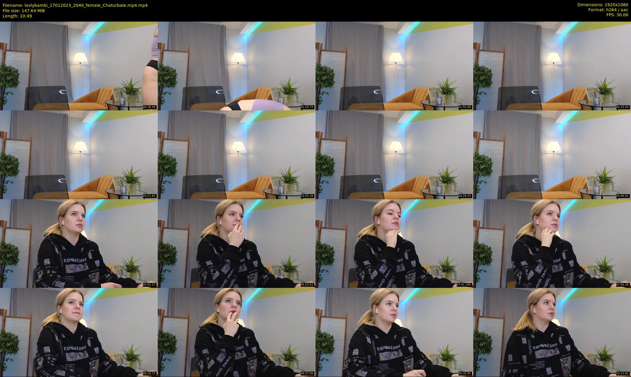 lovlybambi — 11 minute Chaturbate female cam show recording, 1080p, Jan 17, 2023