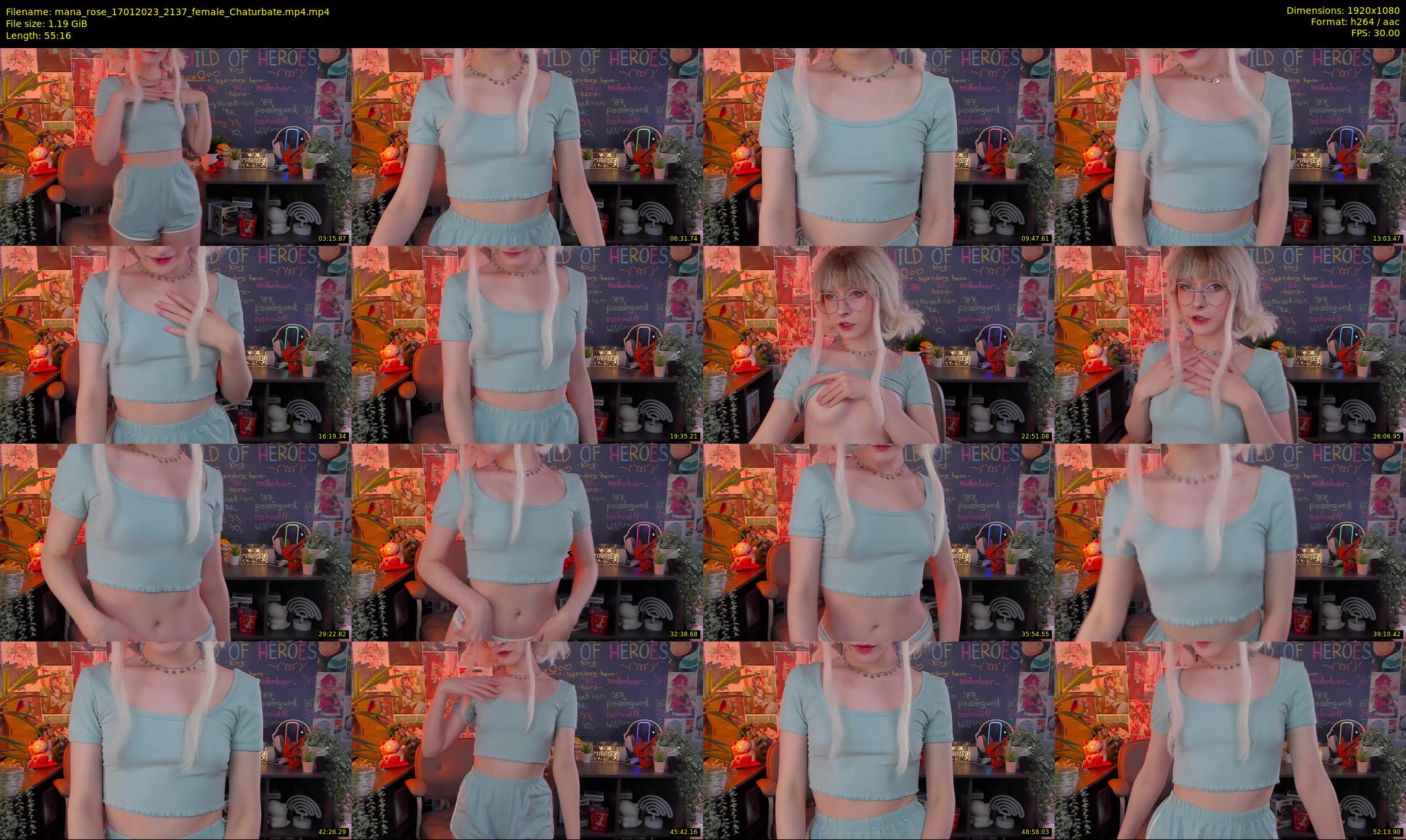 mana_rose — 56 minute Chaturbate female cam show recording, 1080p, Jan 17, 2023
