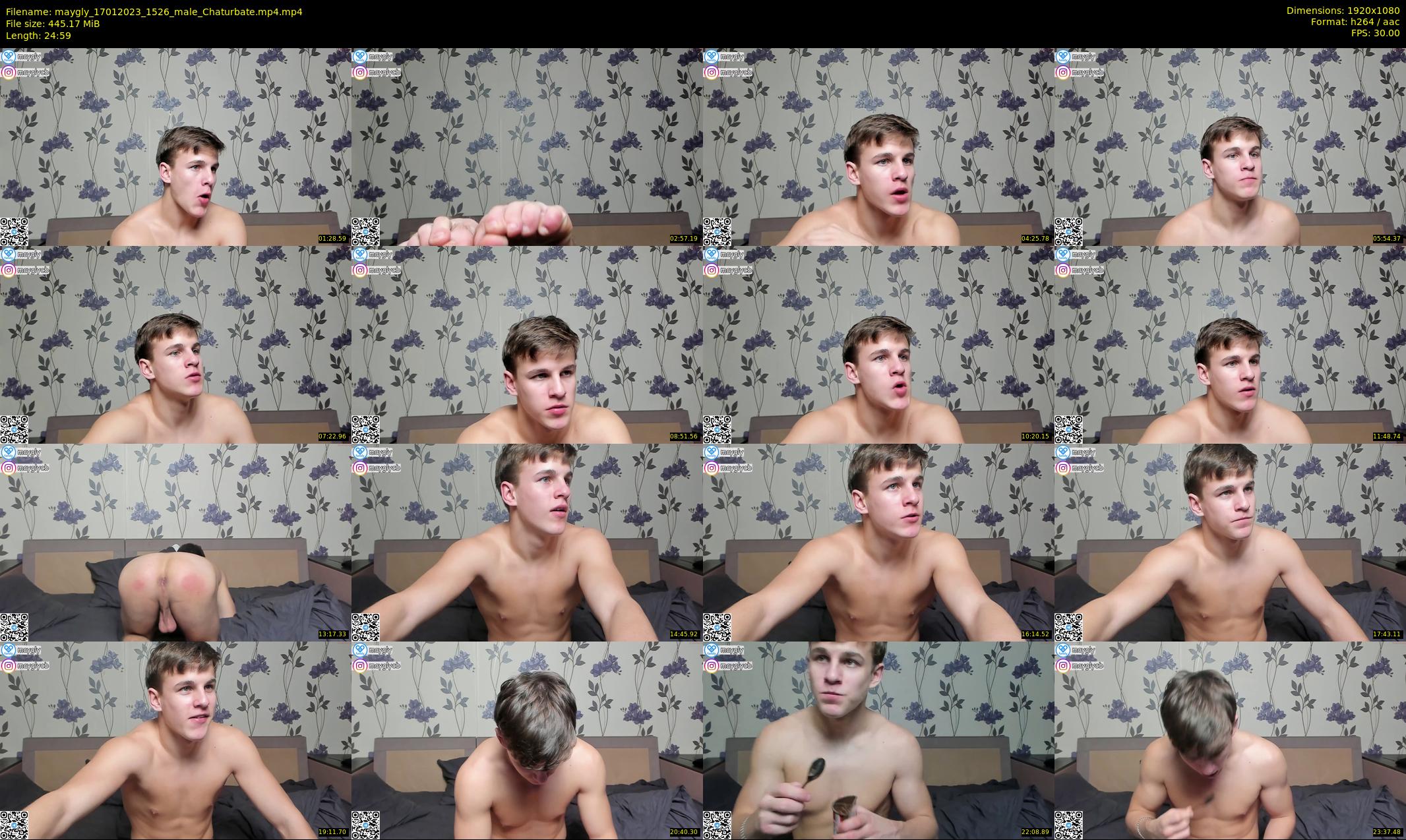 maygly — 25 minute Chaturbate male cam show recording, 1080p, Jan 17, 2023