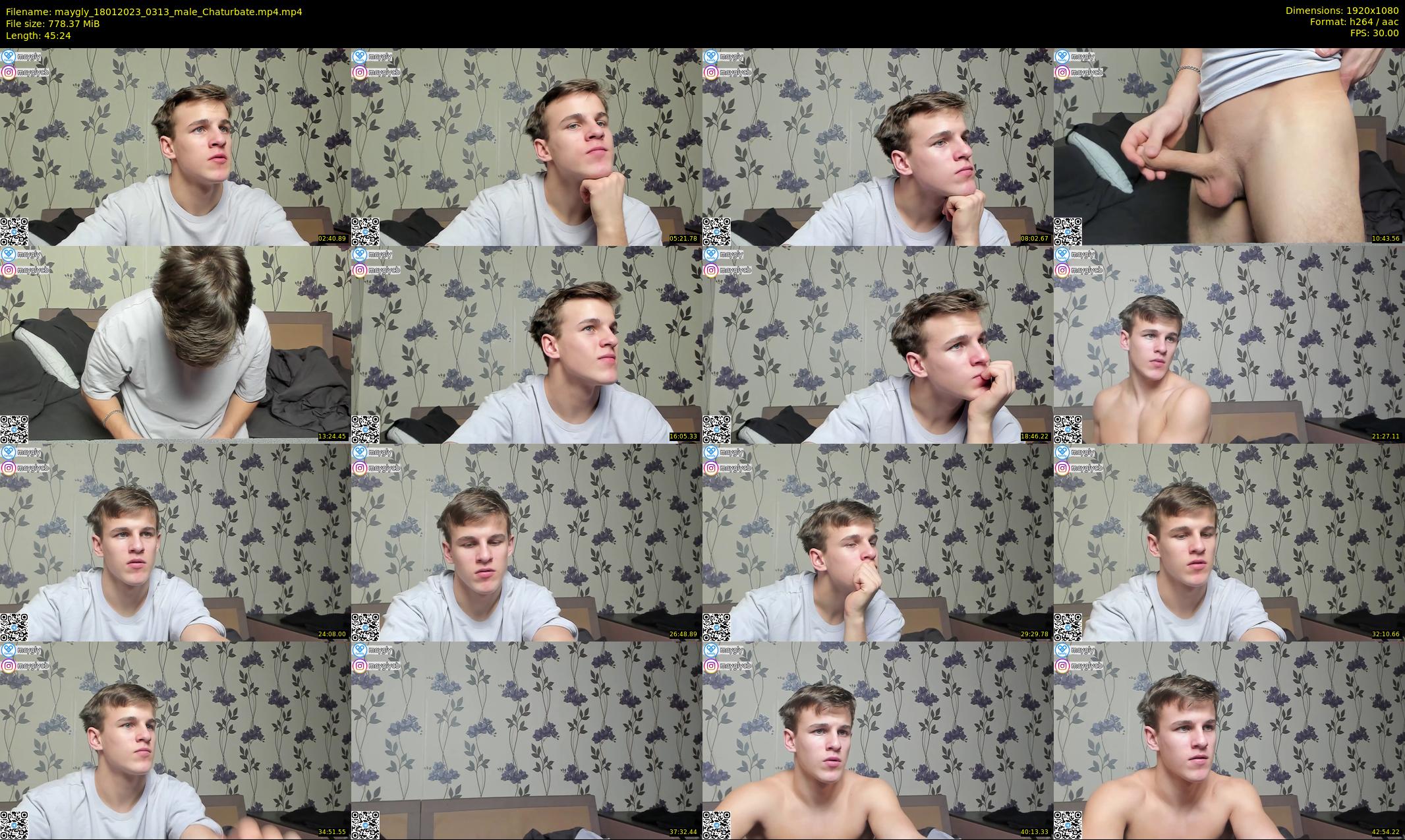 maygly — 46 minute Chaturbate male cam show recording, 1080p, Jan 18, 2023