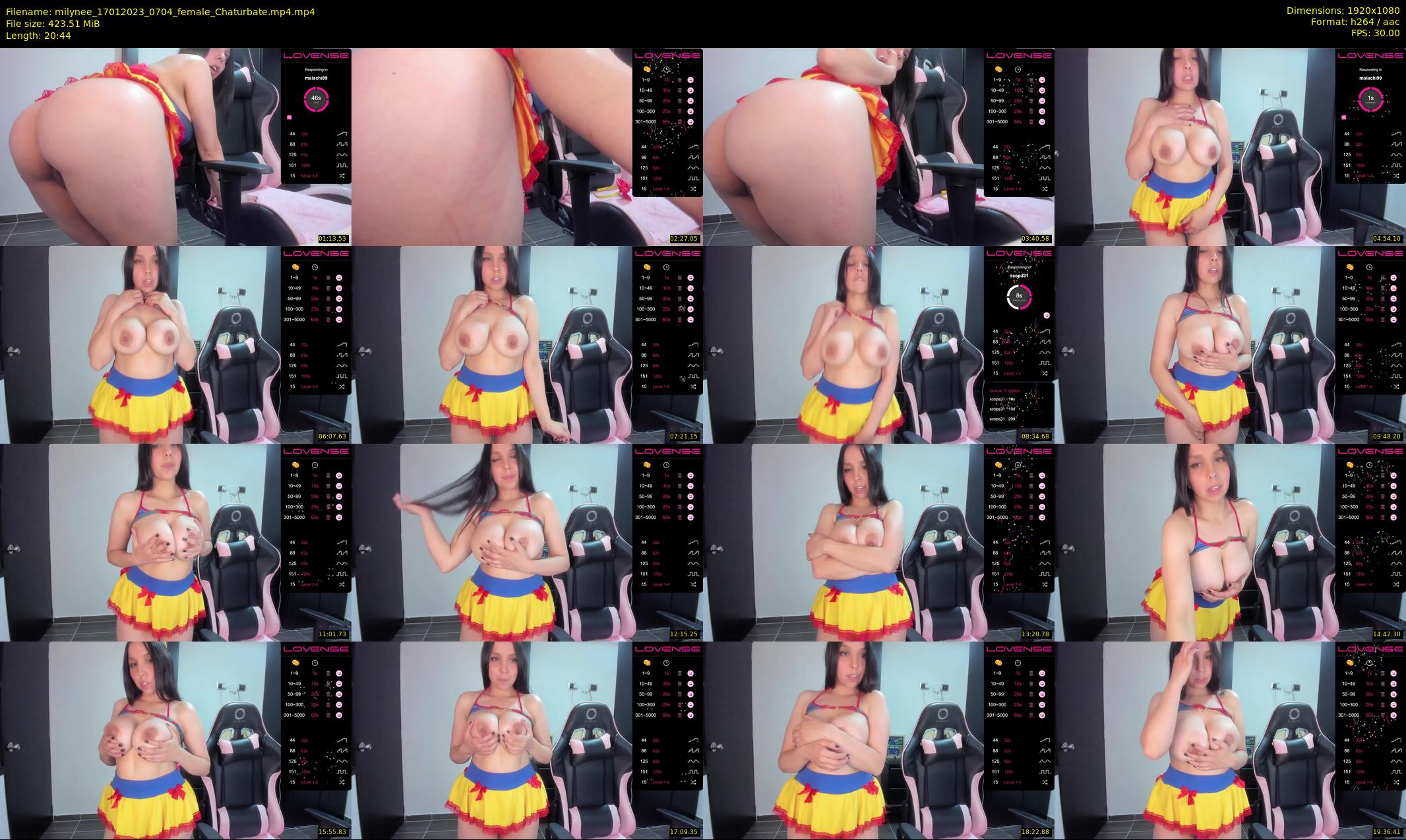 milynee — 21 minute Chaturbate female cam show recording, 1080p, Jan 17, 2023