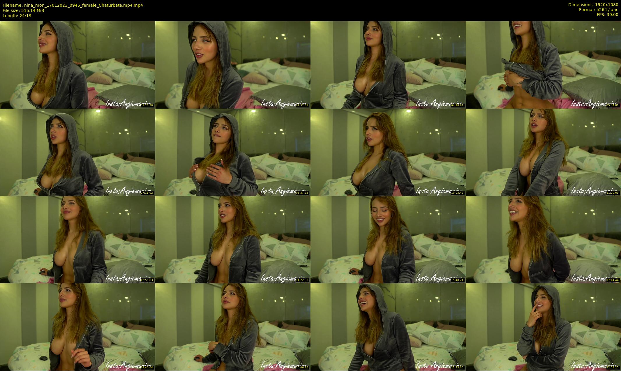 nina_mon — 25 minute Chaturbate female cam show recording, 1080p, Jan 17, 2023